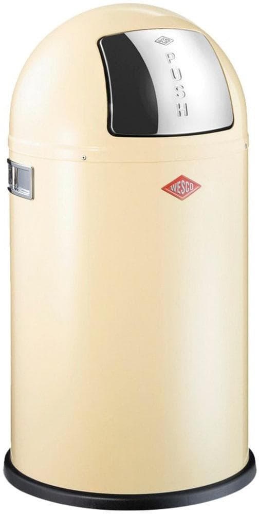 WESCO Mülleimer Pushboy Junior Braun Stahlblech 22 Liter