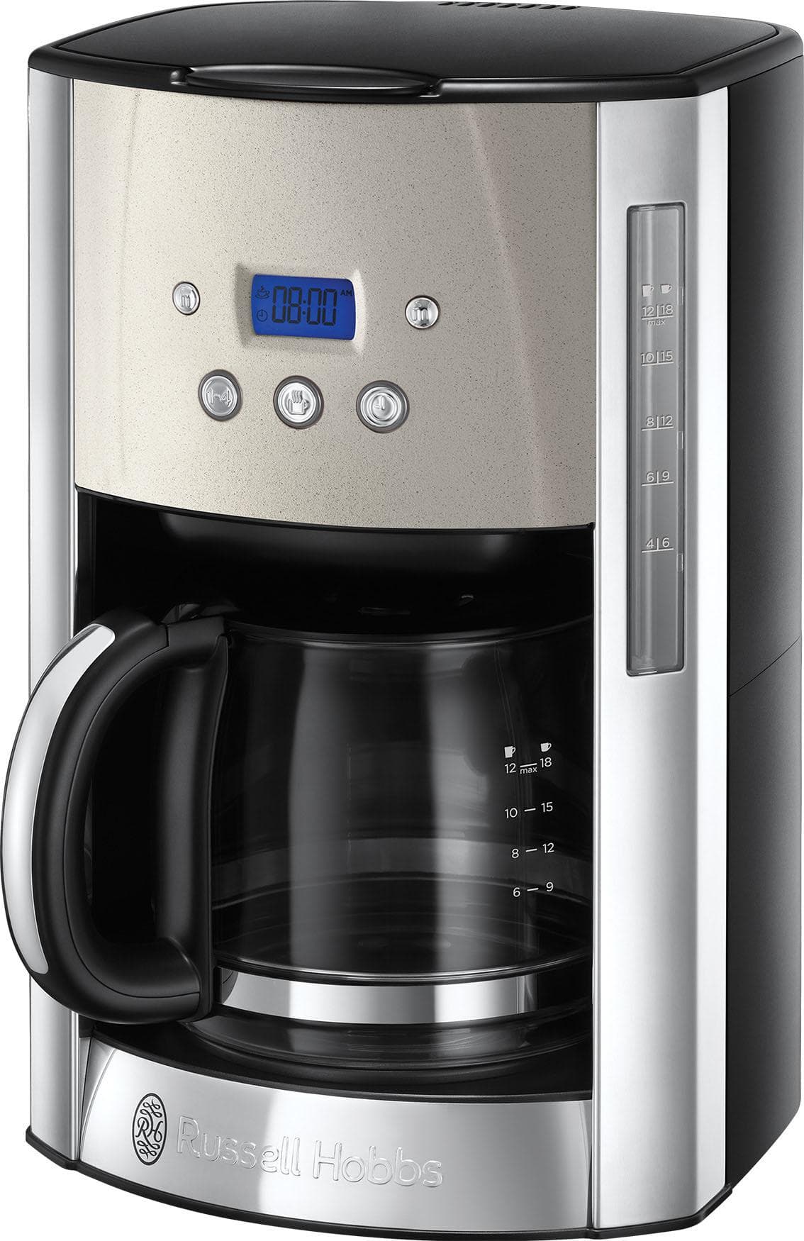 Russell Hobbs Filterkaffeemaschine Luna Moonlight Grey Beige 1,5 l