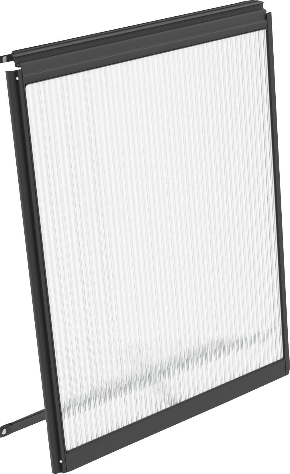 Vitavia Gewächshausfenster Aluminium Schwarz