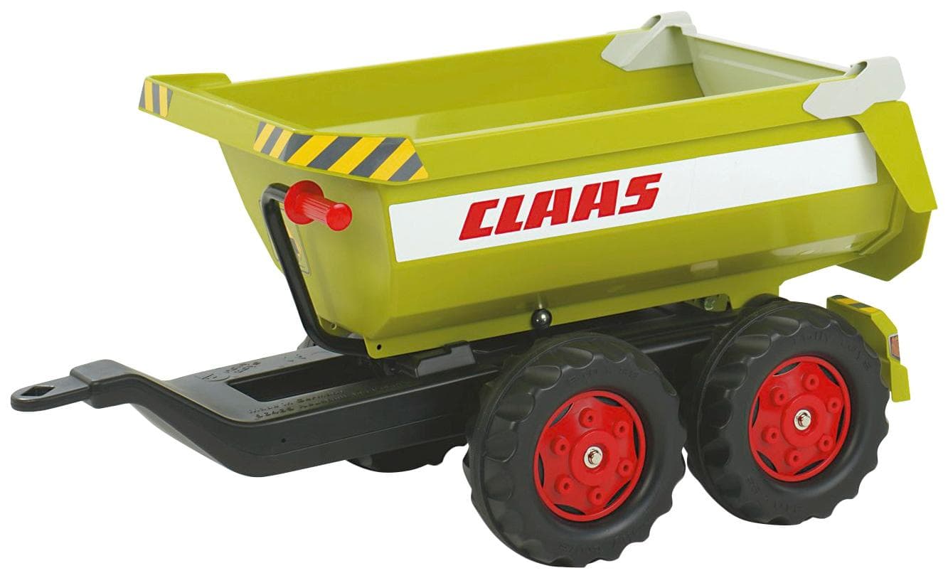 ROLLY TOYS Halfpipe CLAAS Kinderfahrzeug-Anhänger grün