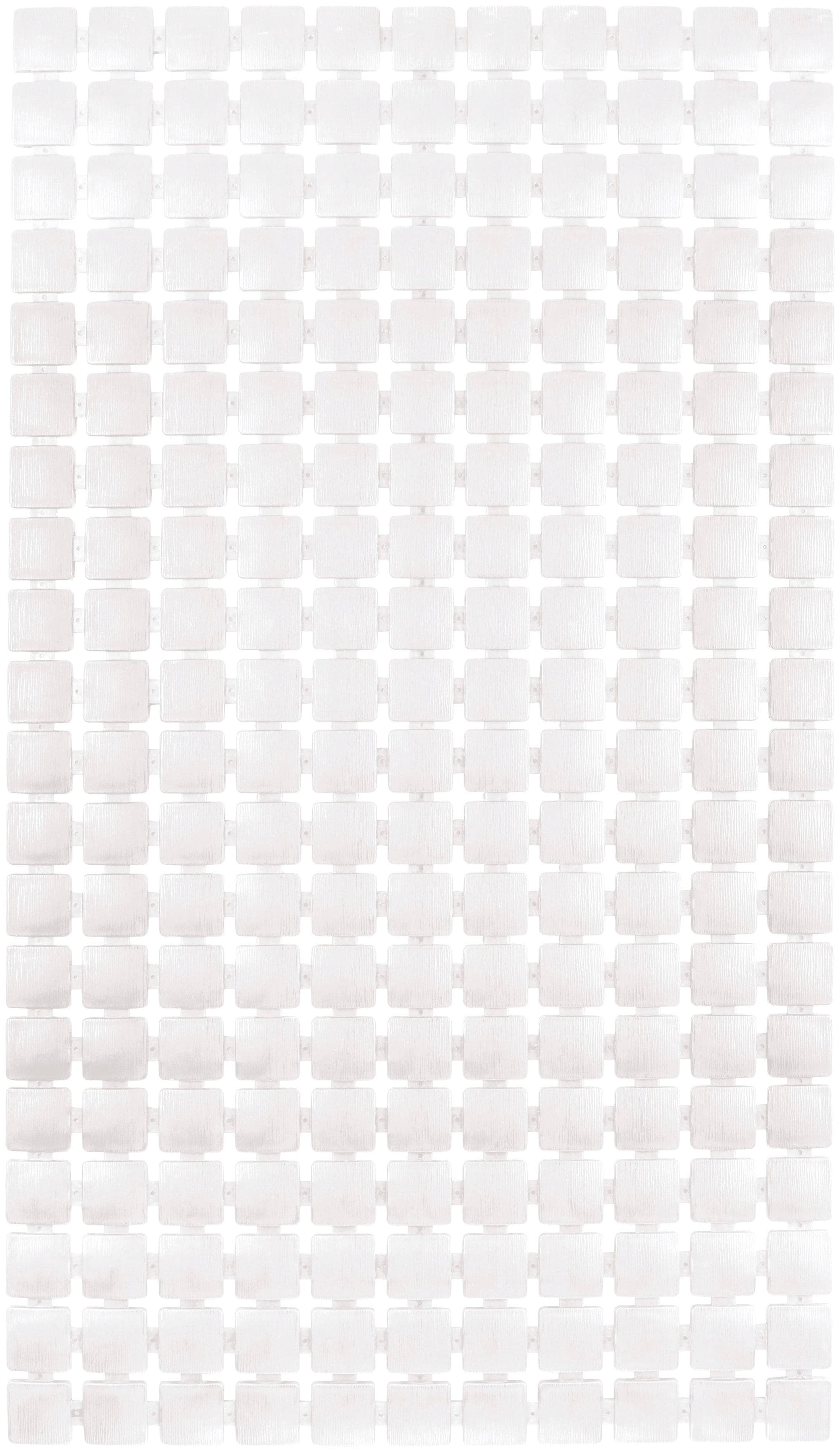 Wanneneinlage aus PP und TPE, weiß, komfortabel und rutschhemmend