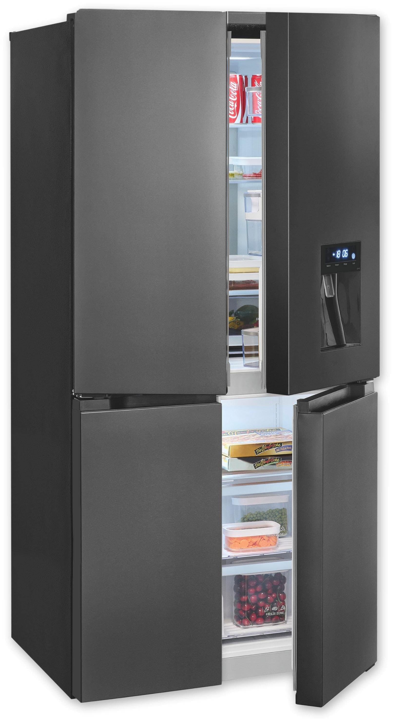 EXQUISIT Multi Door Kühlschrank MD430-100-WS-202E inoxlook-az