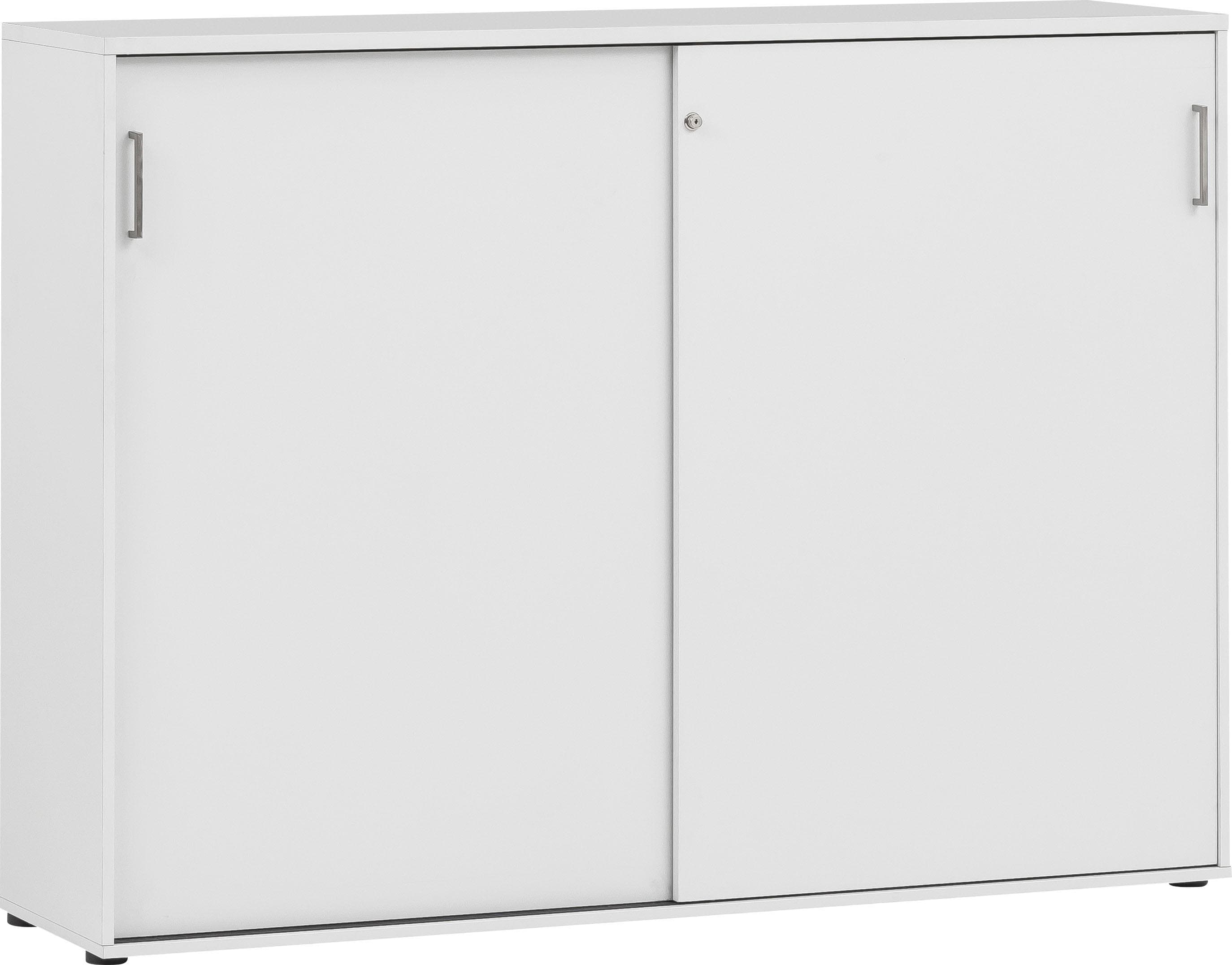 SCHILDMEYER Aktenschrank Serie 1500 Grau 2 Schiebetüren