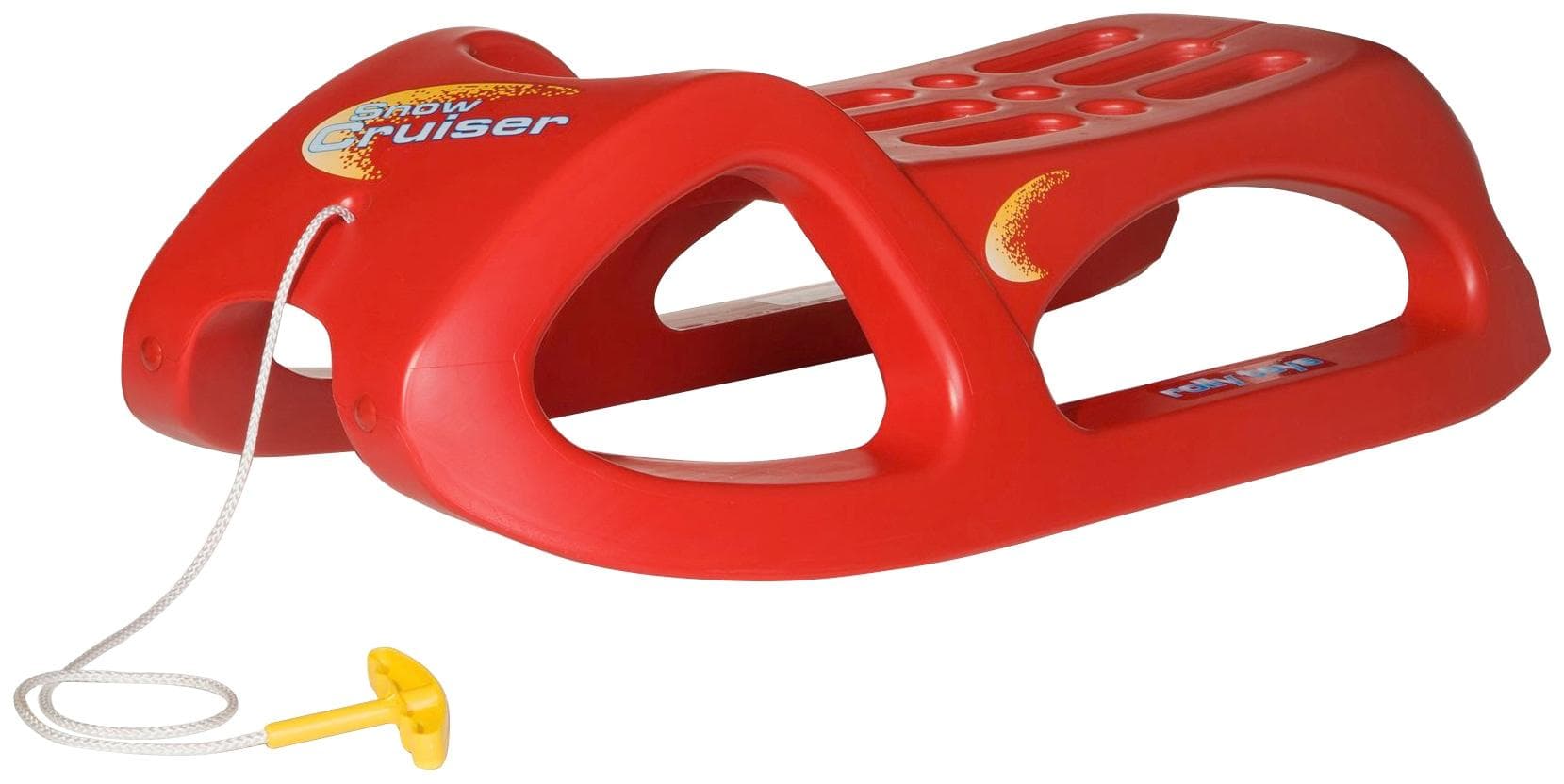 RollySnow Cruiser Schlitten rot mit Stahlschienen