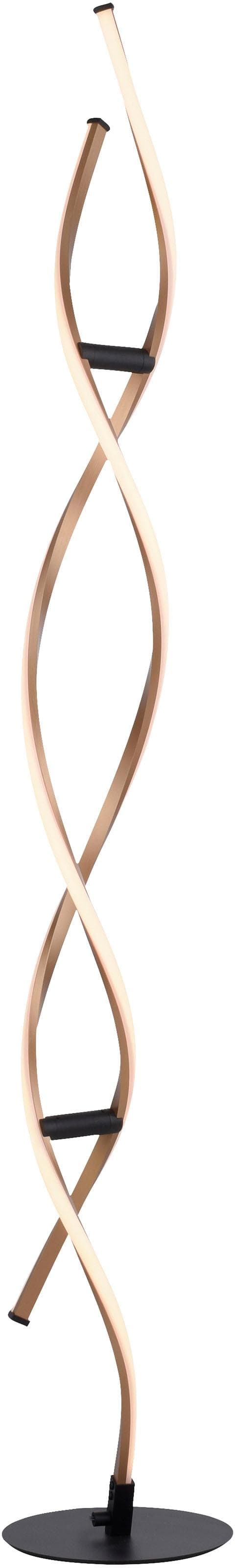 Paul Neuhaus Stehlampe POLINA Schwarz LED Dimmbar Modern