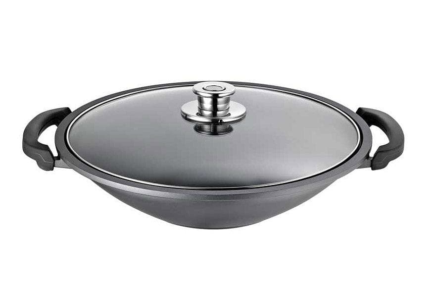 Wok SCHULTE-UFER "Globus i" Grau 36cm Induktion