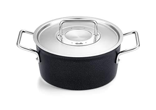 Fissler Adamant Kochtopf Schwarz Antihaftbeschichtung
