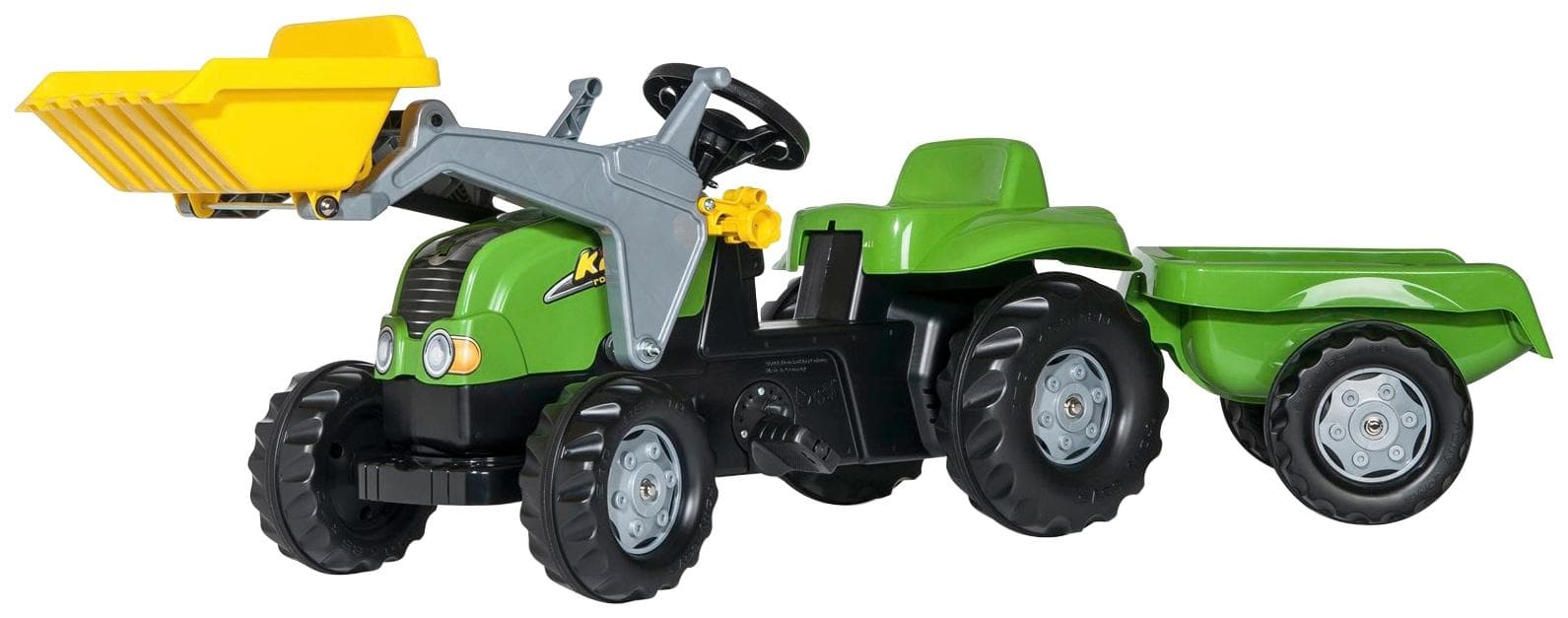 Rolly Toys rollyKid-X Tretfahrzeug Grün mit Frontlader
