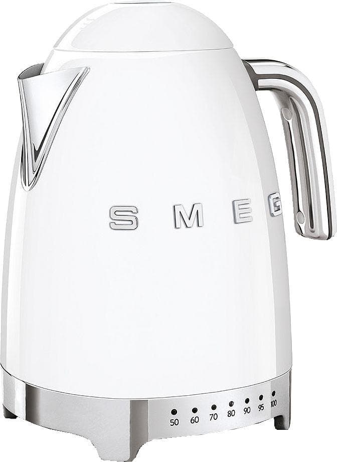 SMEG Wasserkocher KLF04WHEU Weiß mit Temperatursteuerung
