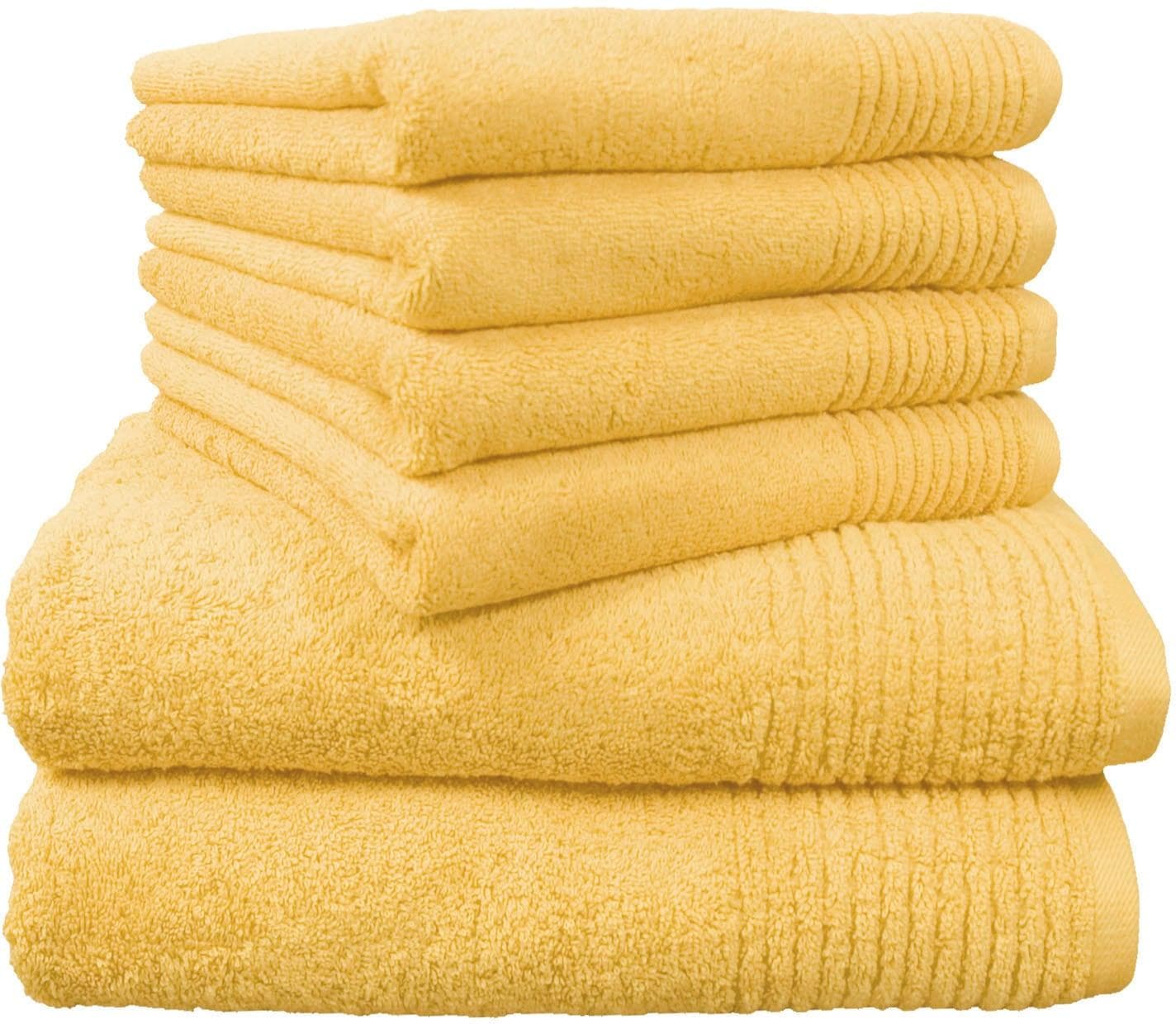 Dyckhoff Handtuch Brillant Gelb Gästehandtuch S03CM0P7