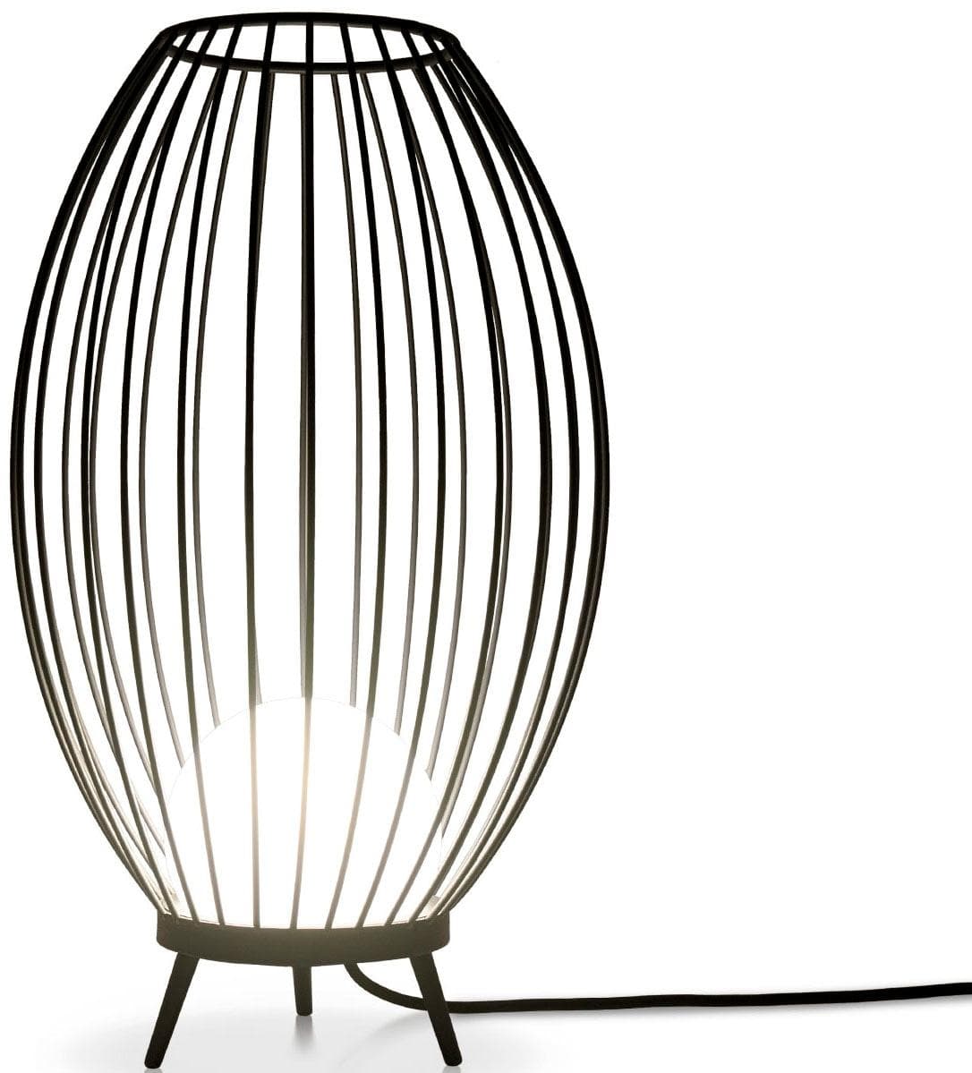 Stehlampe Outdoorleuchte, grau, Anthrazit, Ø 36 cm, H: 57,4 cm
