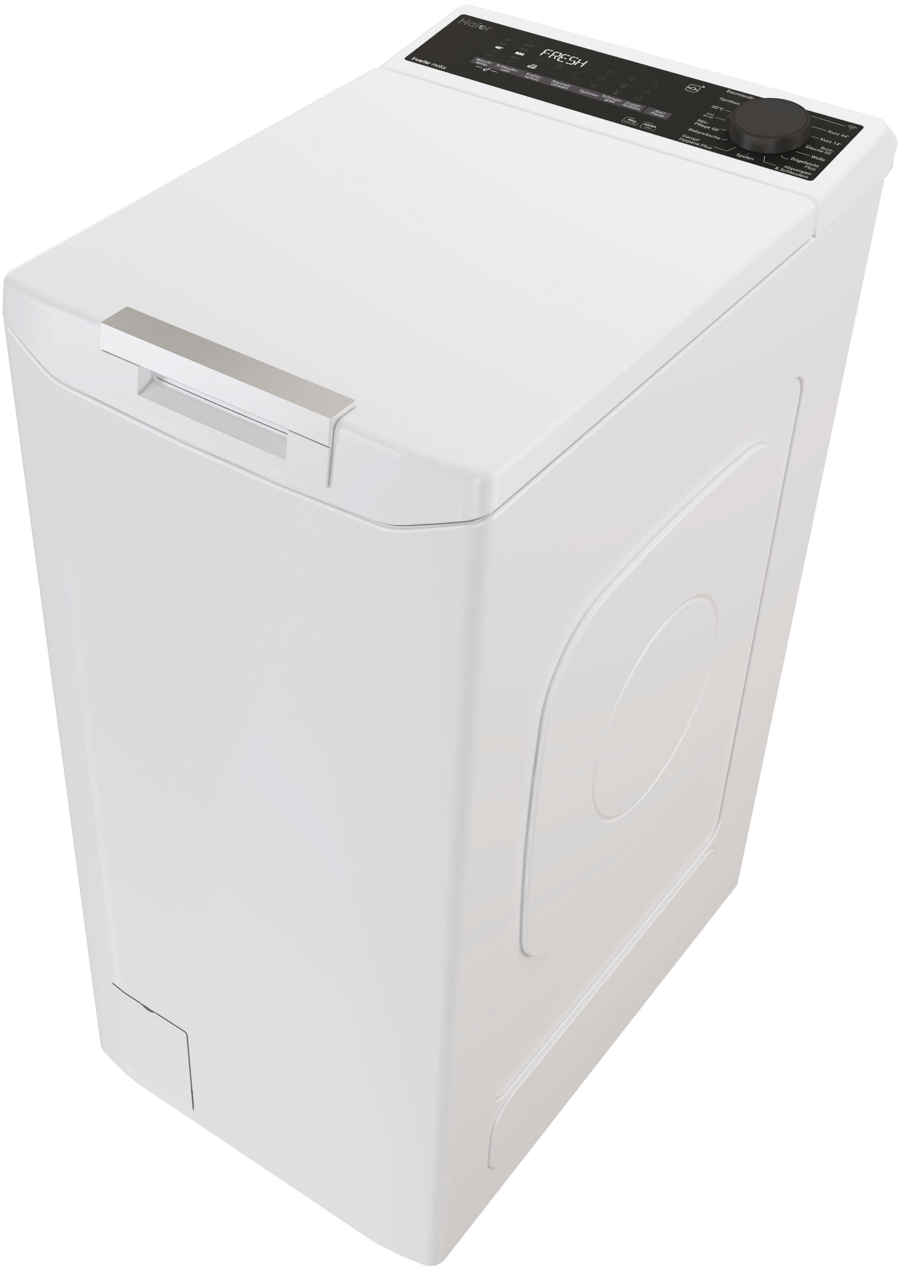 HAIER Waschmaschine Toplader THASNQ466TM4-384 6 kg Inverter-Motor