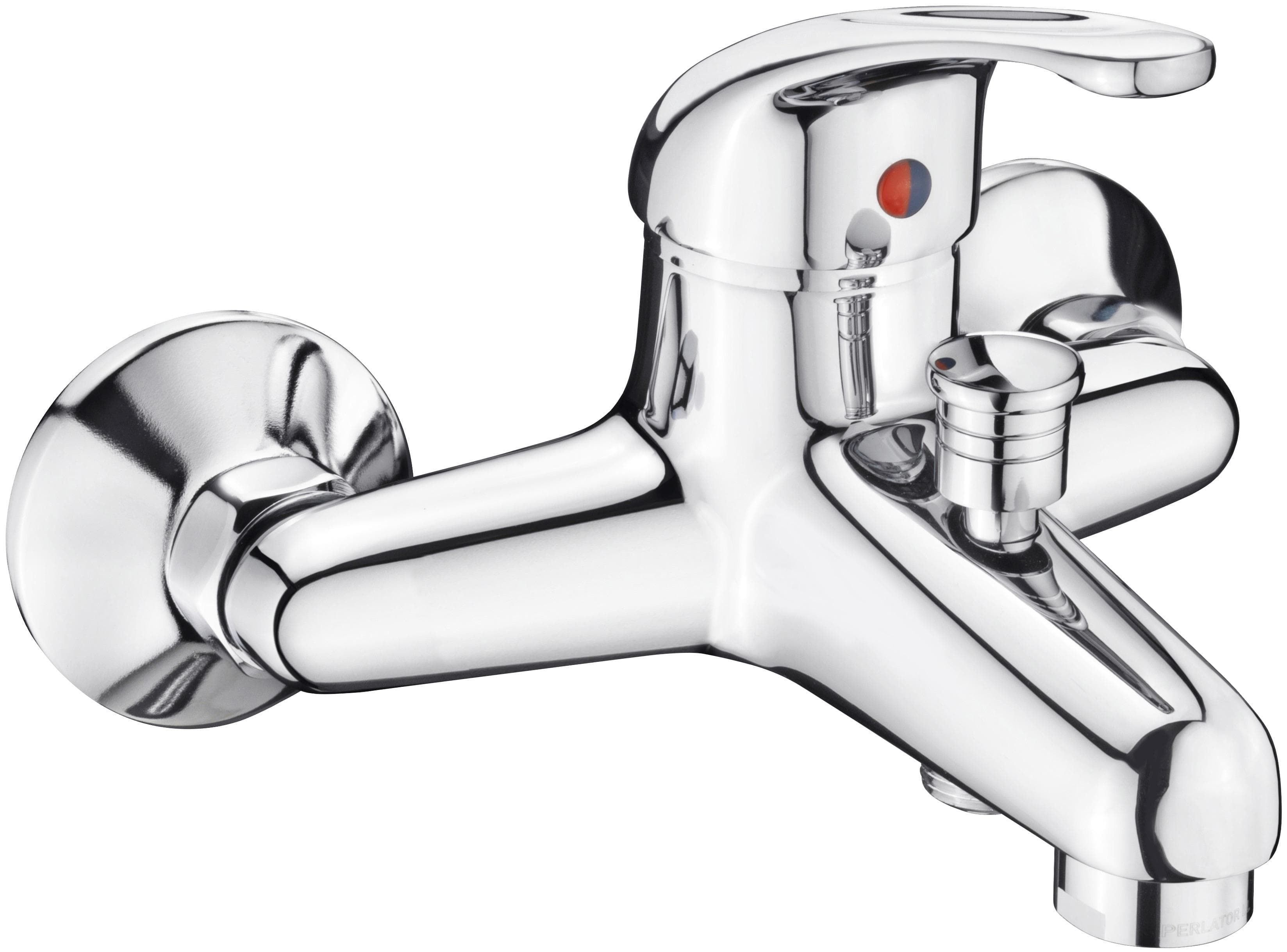 Badarmatur CORNAT Fabio Messing verchromt 1/2 Zoll Brauseabgang