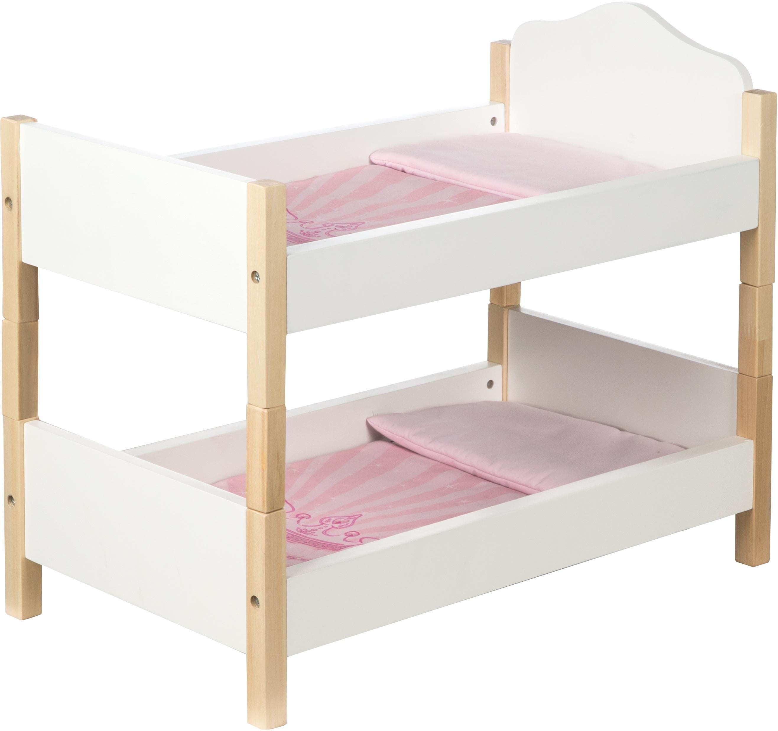 roba® Puppenbett Scarlett Puppenetagenbett Weiß