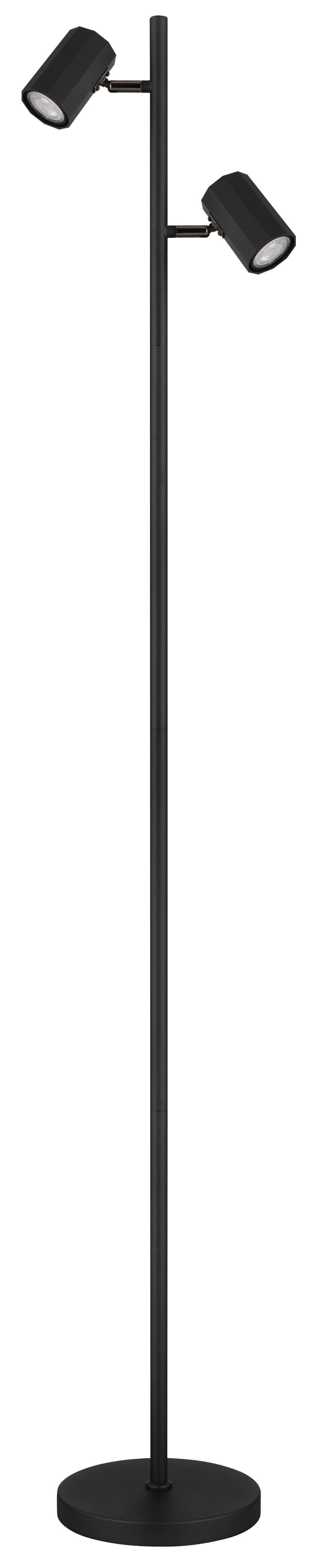 GLOBO LIGHTING Stehlampe JAMES Schwarz Matt GU10