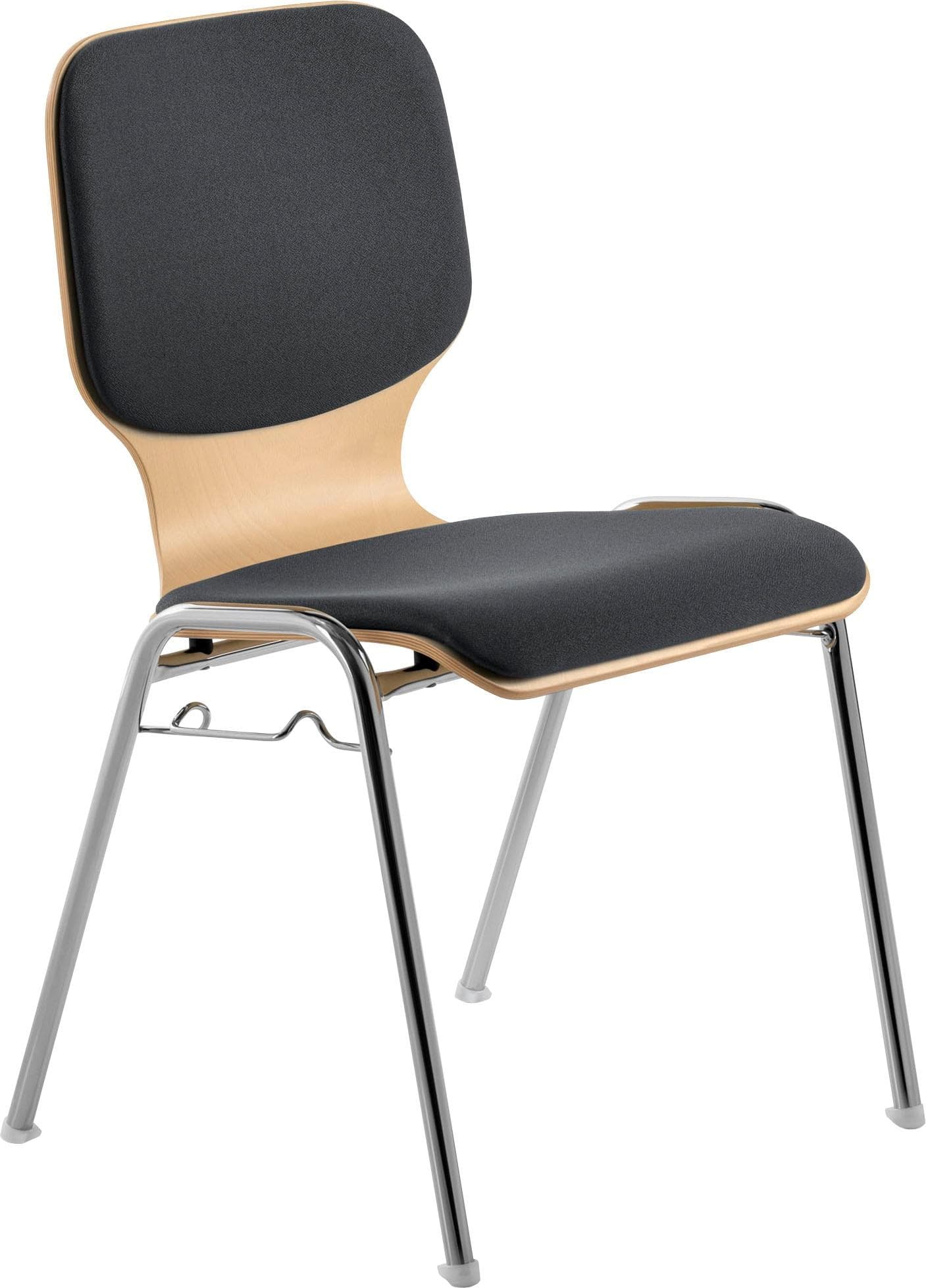 Besucherstuhl MAYER SITZMÖBEL 2116 Anthrazit Stapelbar