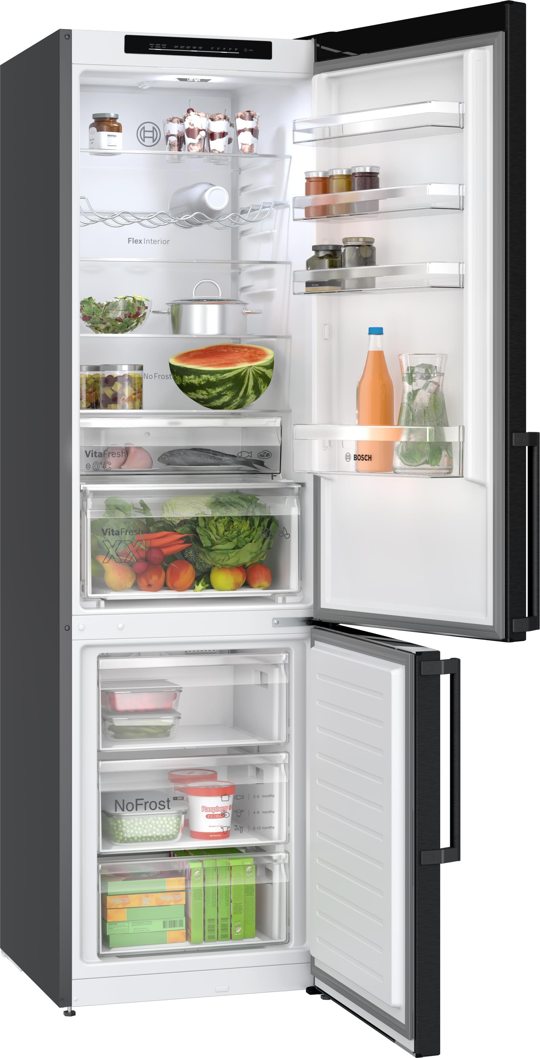 Bosch Kühl-/Gefrierkombination KGN39VXAU Serie 4 363 Liter Energieeffizienz A