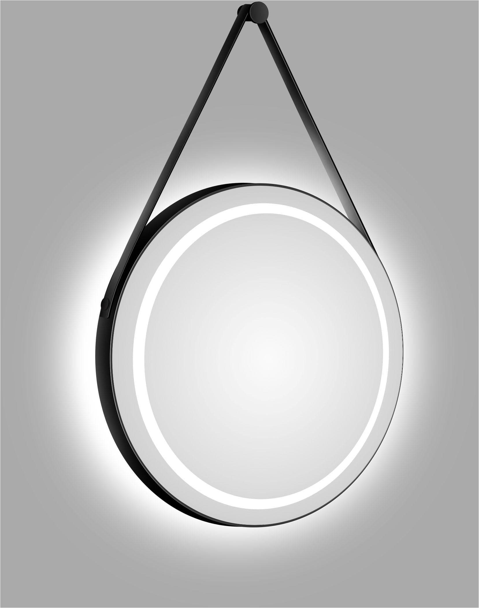 Talos Spiegel "TALOS CORVIA" Schwarz LED Beleuchtung