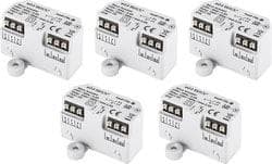 HOMEMATIC IP Jalousieaktor Unterputz 5er Set weiß