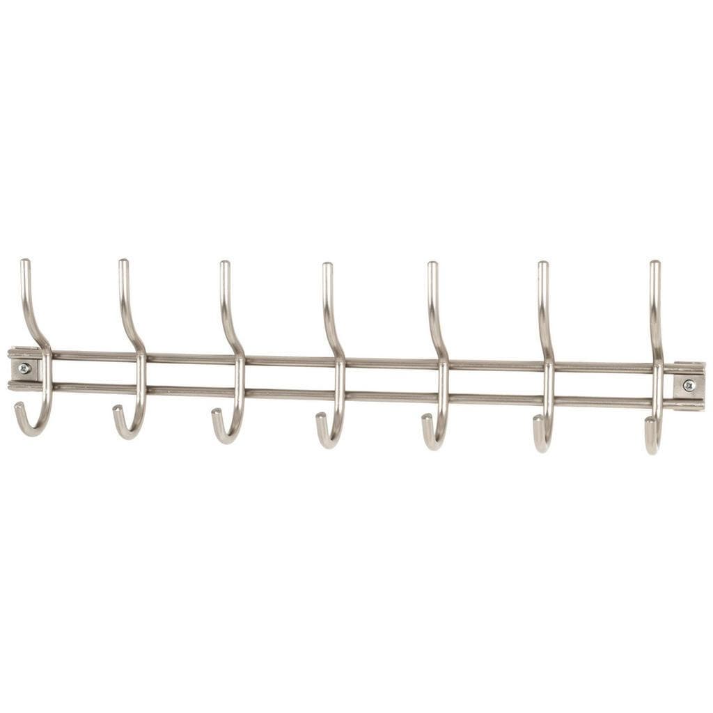 Garderobenleiste Edelstahl Metall 54x14x8 cm