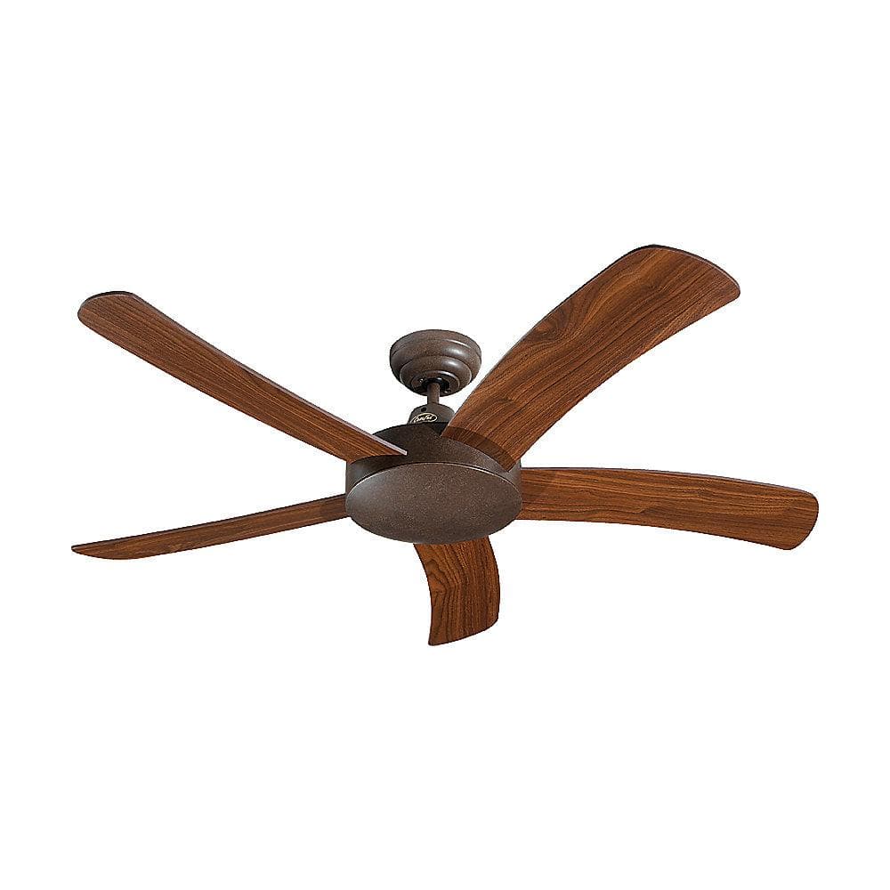kaiserkraft Deckenventilator FALCETTO 1320mm 5 Flügel Nussbaum/Braun