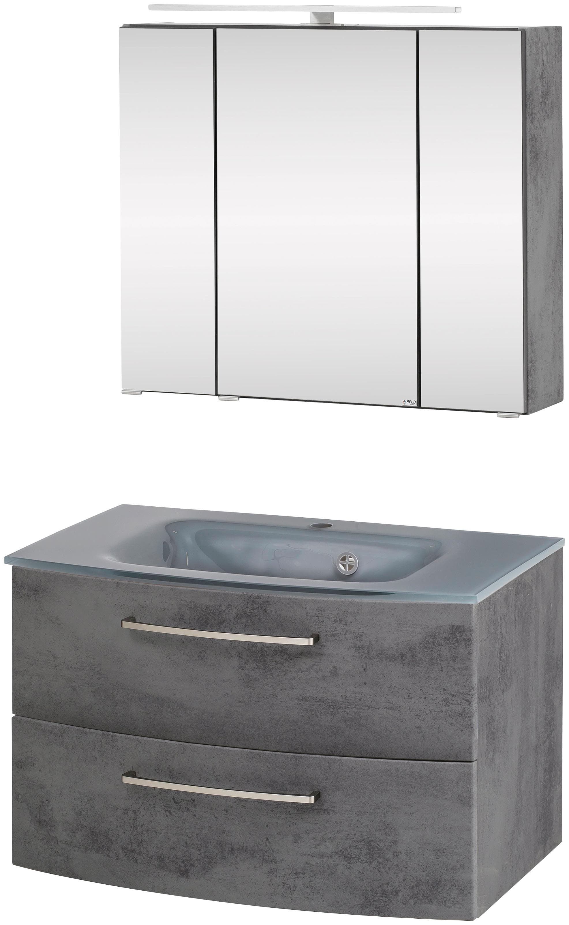 Welltime Waschtisch-Set Windau Oxid Stone