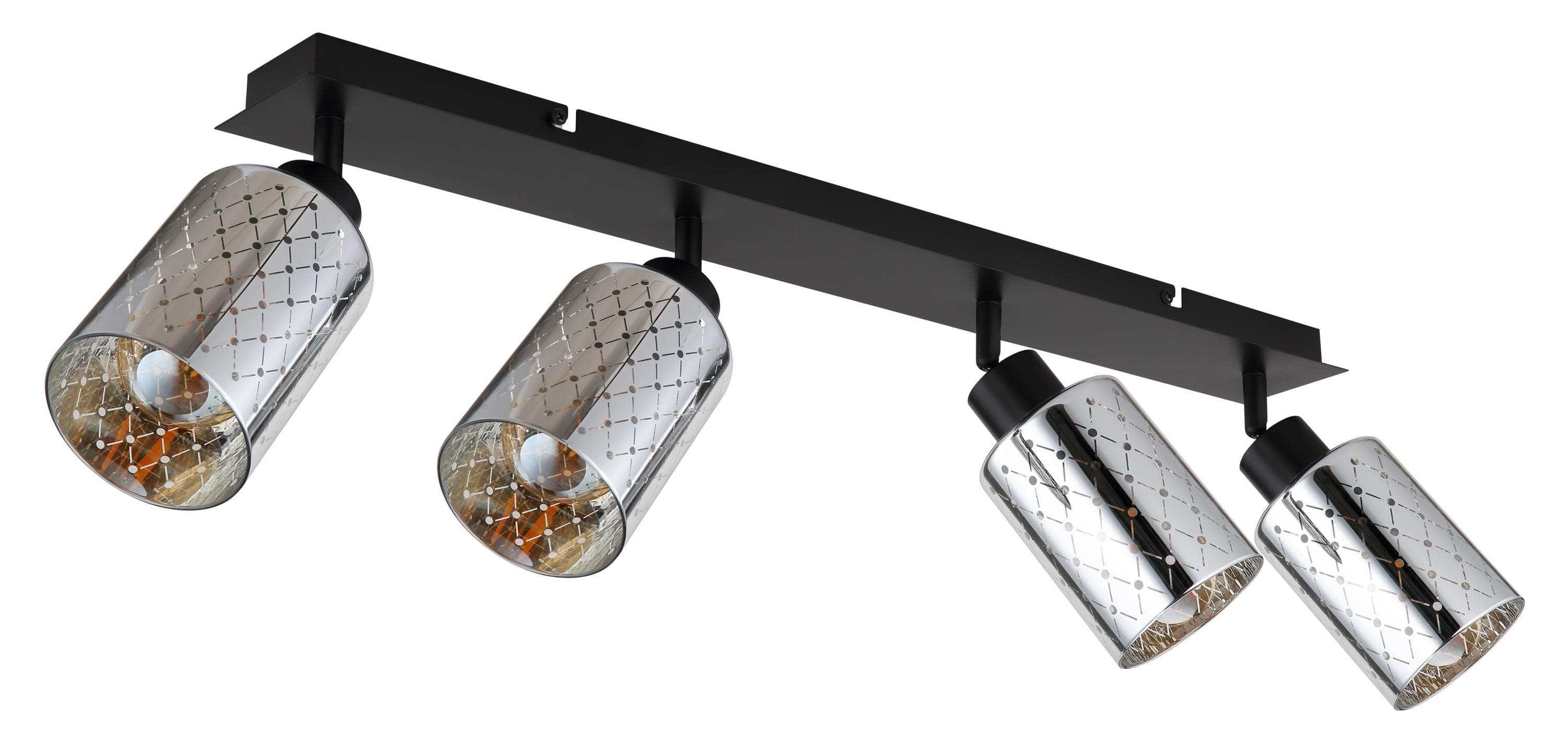 Strahler ALONSO Deckenleuchte Schwarz Metall GLOBO Lighting