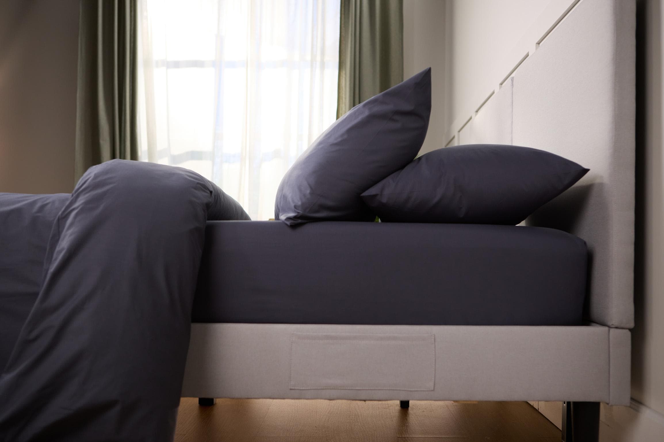 Emma Classic Spannbettlaken Dunkelgrau 90x200cm