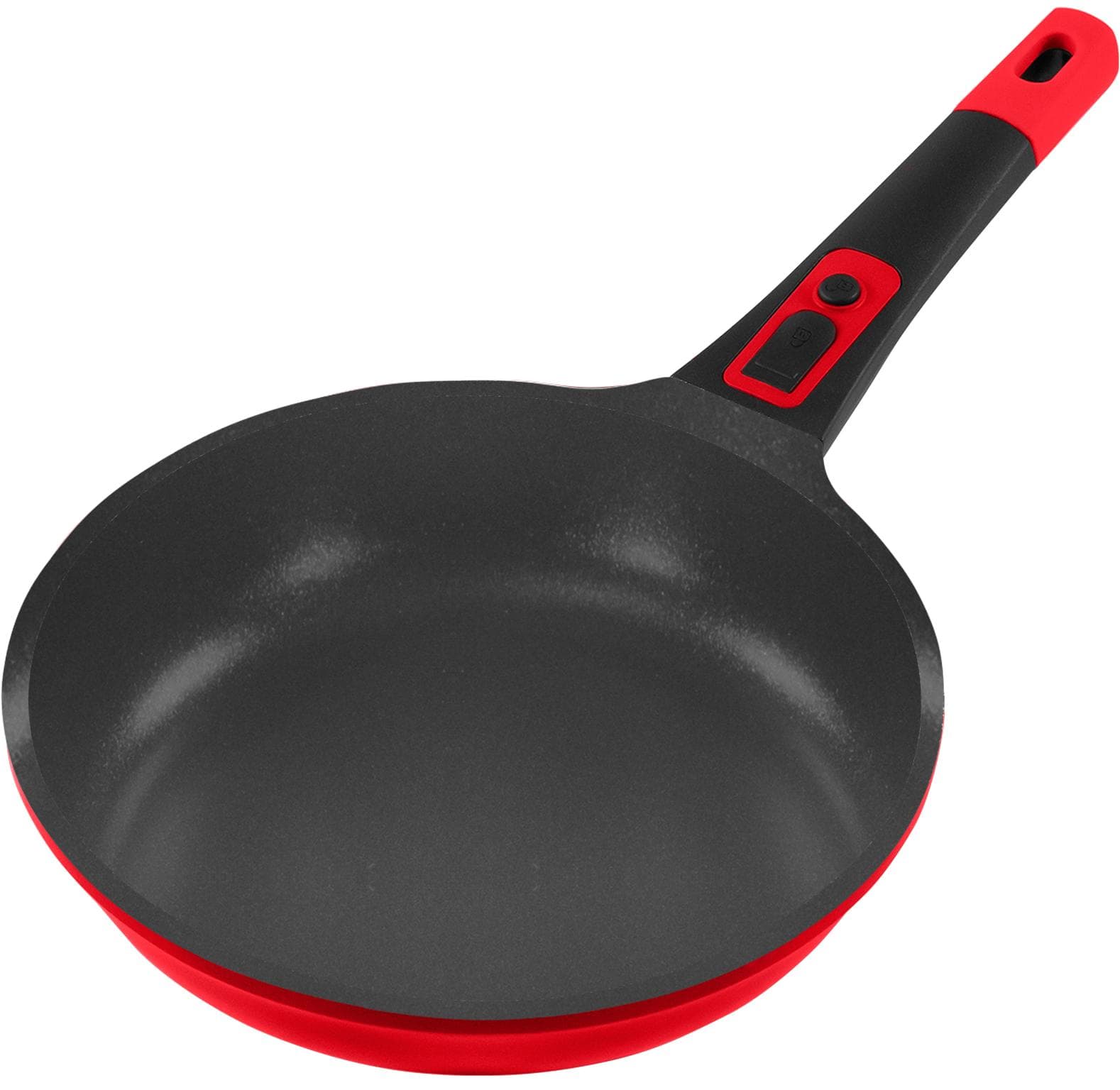 Bratpfanne KING Click-Grip Xylan Plus Silver Diamond Rot 20cm