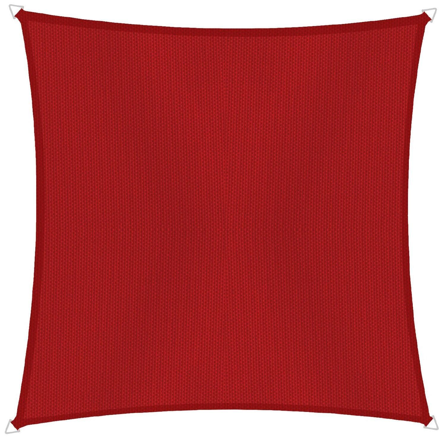 Windhager Sonnensegel Capri Quadrat 3x3m Rot