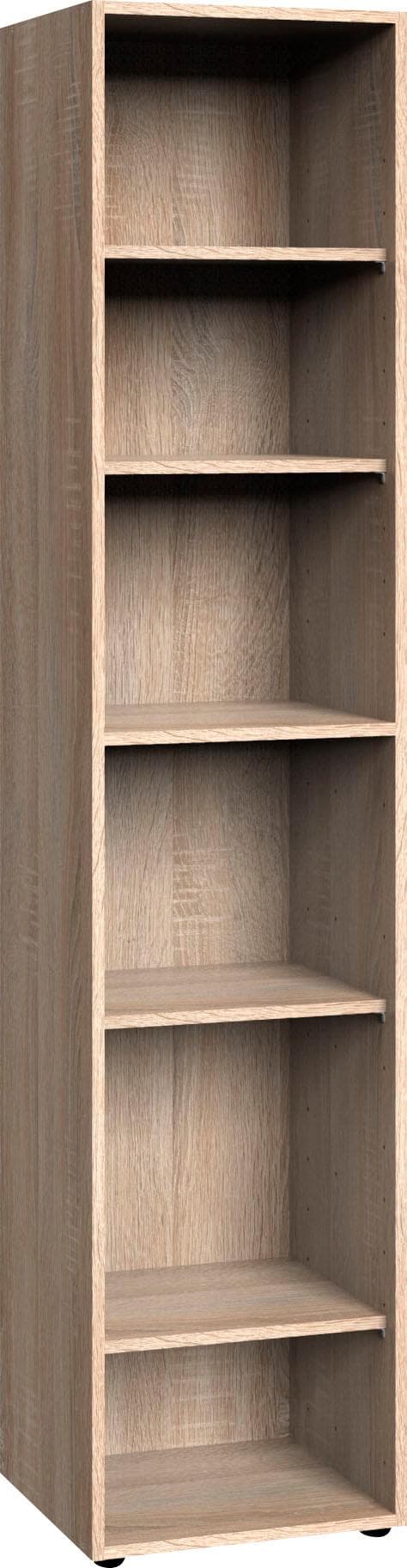 WIMEX Eckregal Multiraumkonzept Braun Eiche sägerau Holzwerkstoff