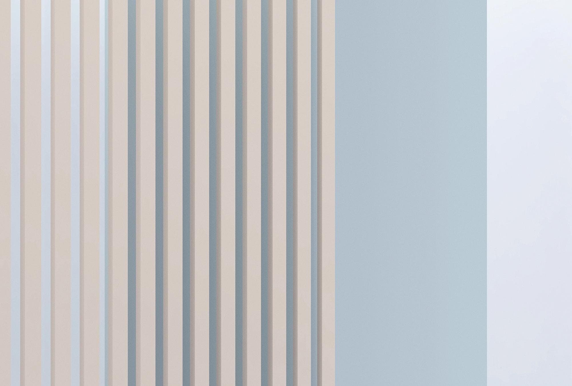 Livingwalls Fototapete Walls by Patel Illusion Room Blau Vlies