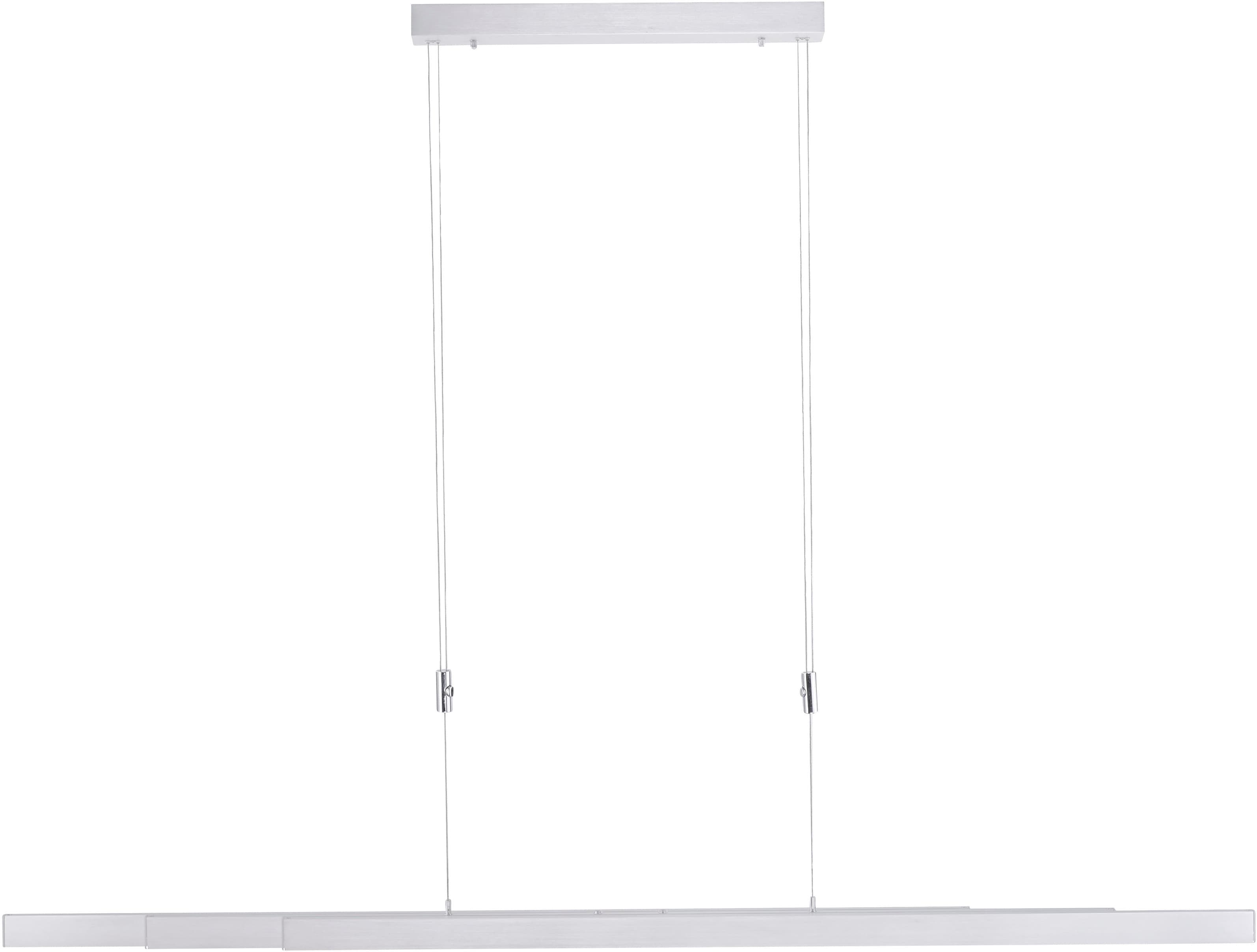 Paul Neuhaus LED Pendelleuchte Adriana Aluminium Grau Touchdimmer