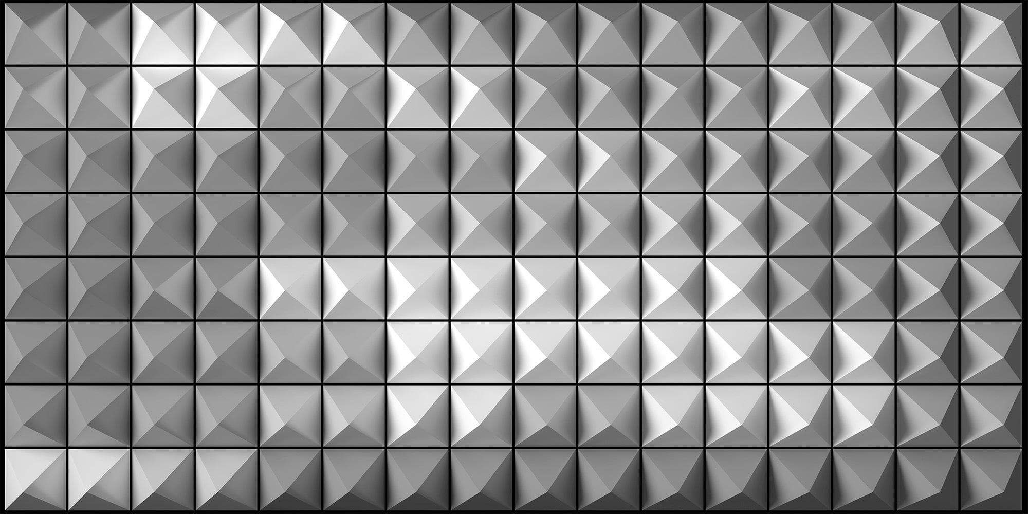 Fototapete ARCHITECTS PAPER 3D Blocks Grau Silber Weiß