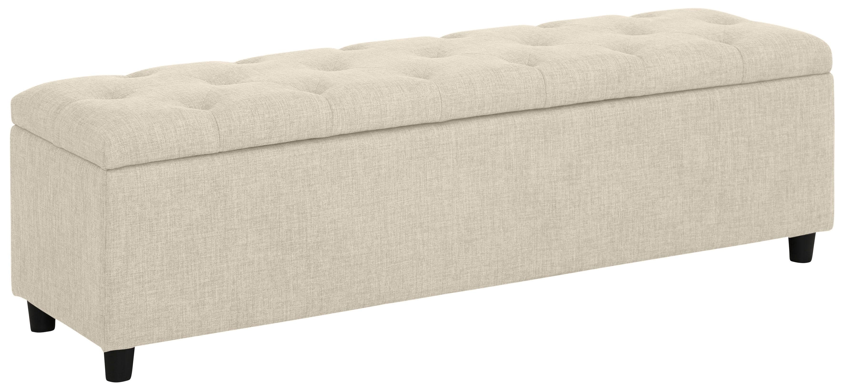 Home Affaire Polsterbank Goronna Beige FSC-Massivholz mit Stauraum