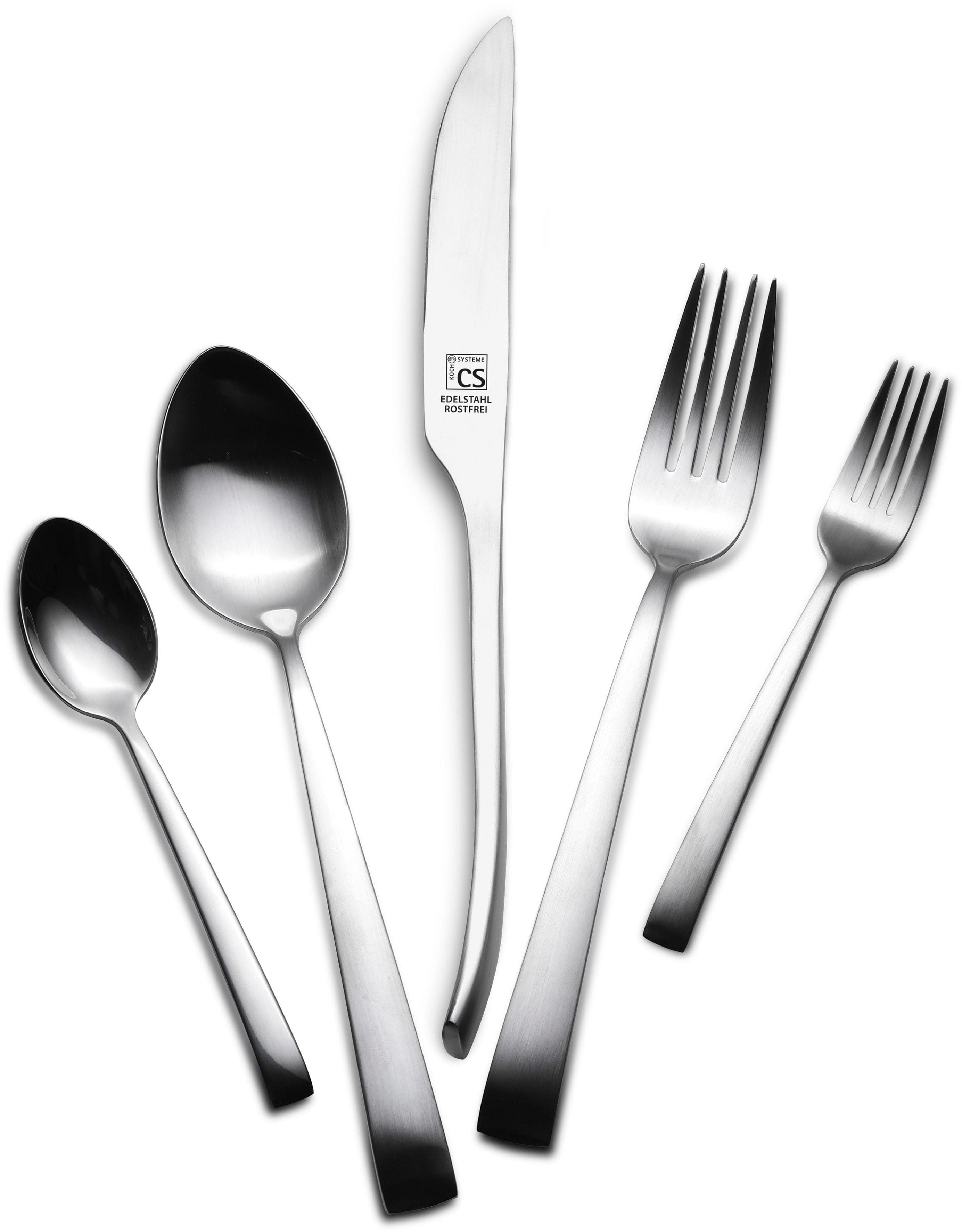 Besteck-Set Cloppenburg Silber 60-tlg. Edelstahl 18/0