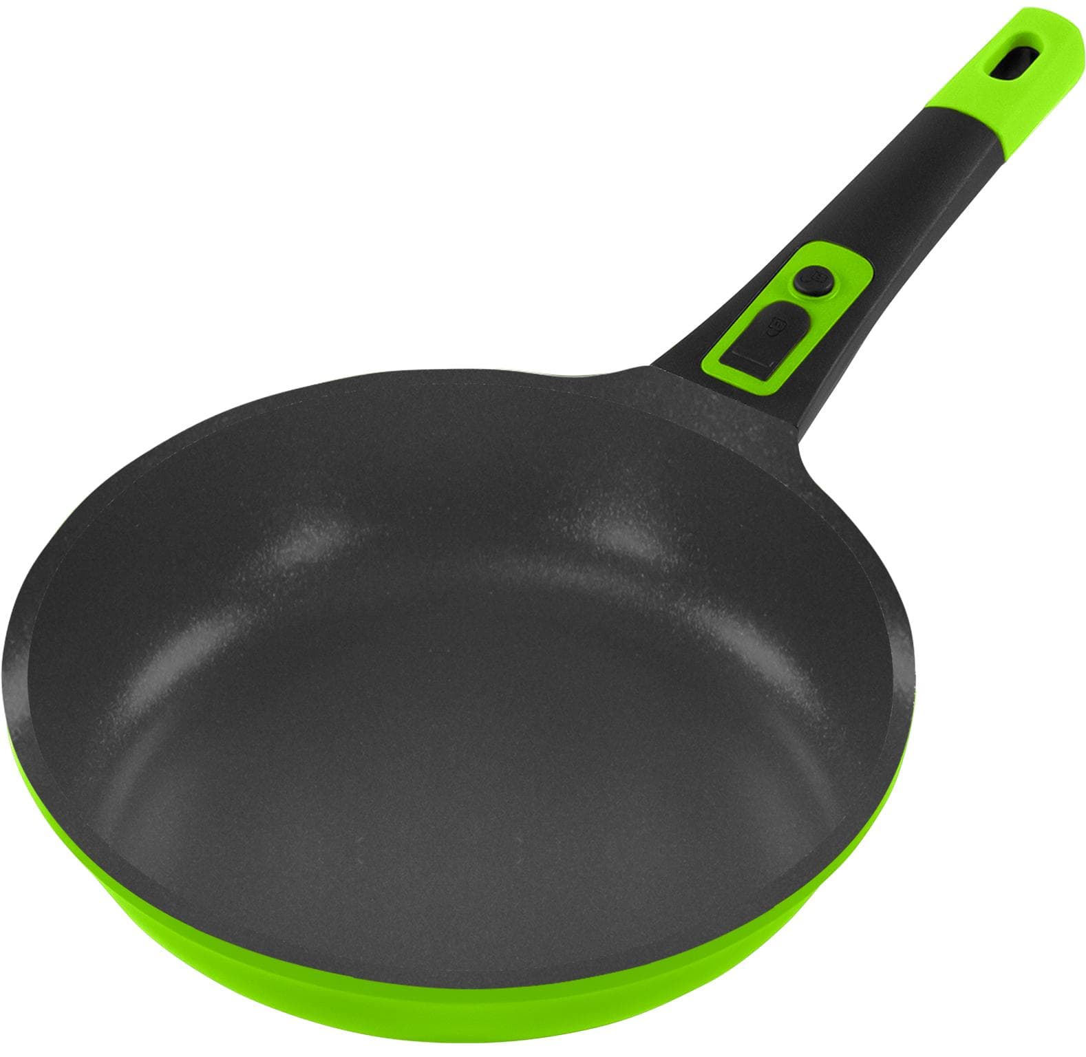 Bratpfanne KING Click-Grip Xylan Plus Silver Diamond Grün Induktion