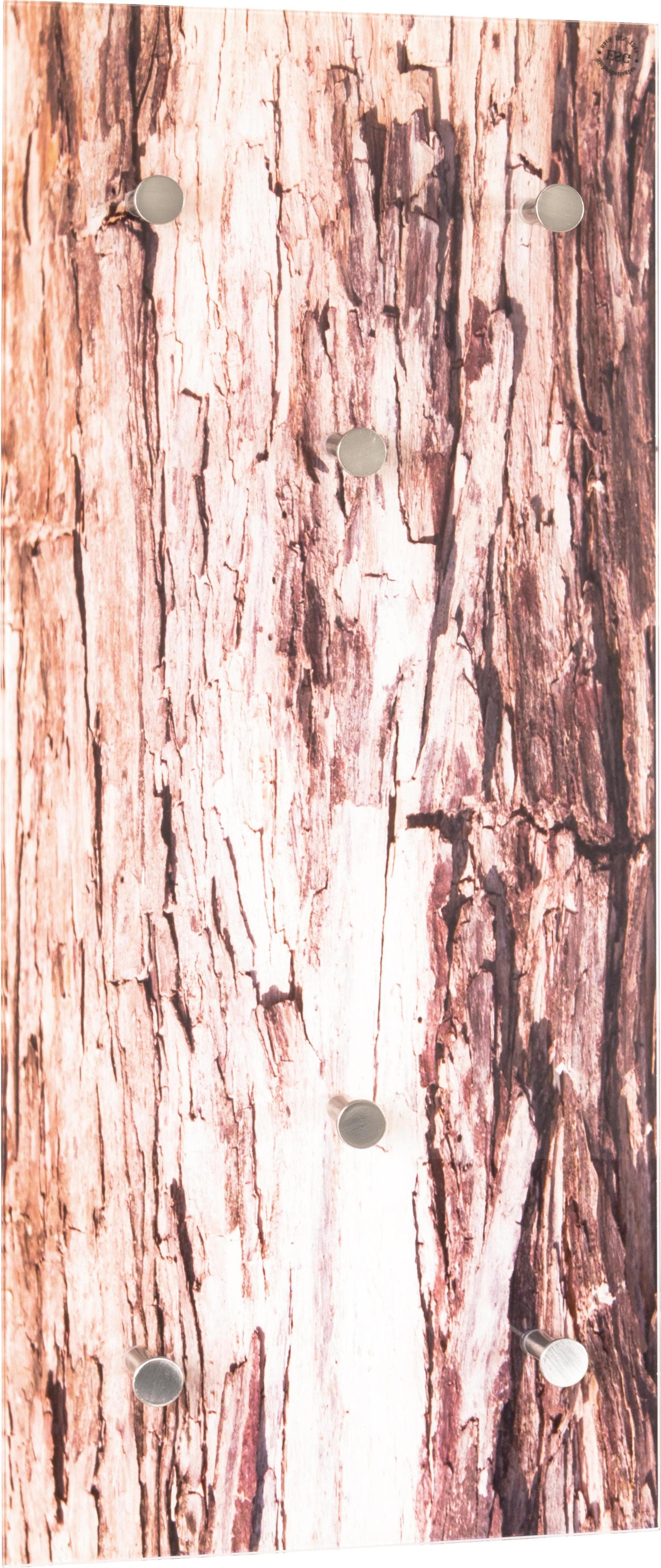 Wandgarderobe in edler Stahl Optik | 70cm Hoch