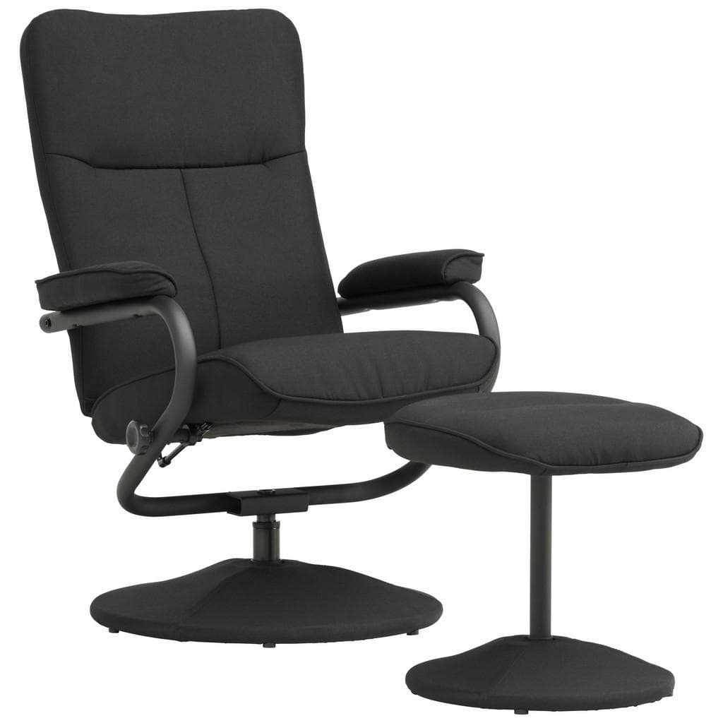 P & B Relaxsesselset Schwarz Relaxfunktion