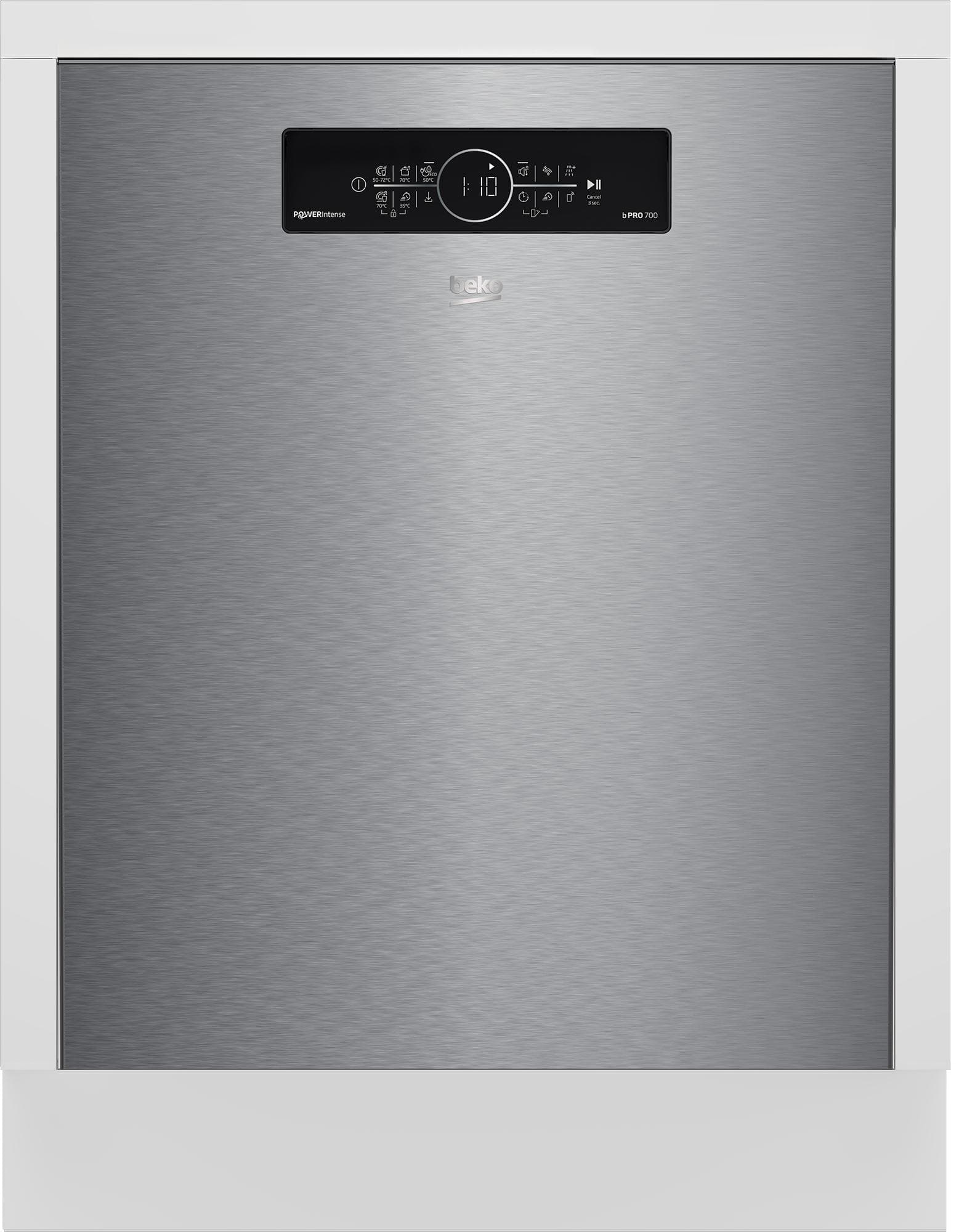 BEKO Unterbaugeschirrspüler BDDN36561XP Energieeffizienz A