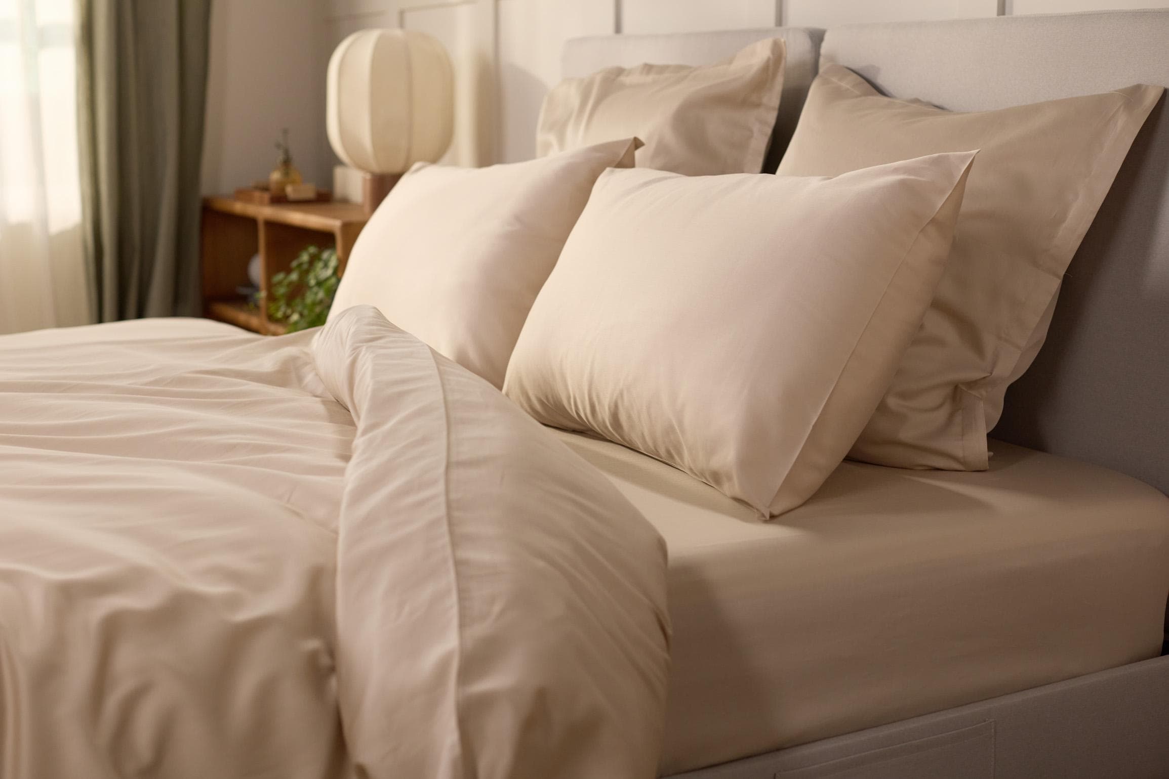 Emma Premium+ Kopfkissenbezug 40x80 Beige