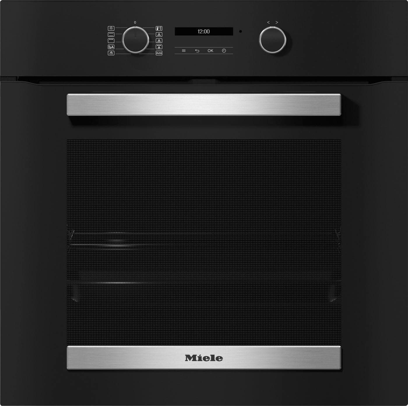 MIELE Pyrolyse Backofen H 2465 BP Active Schwarz