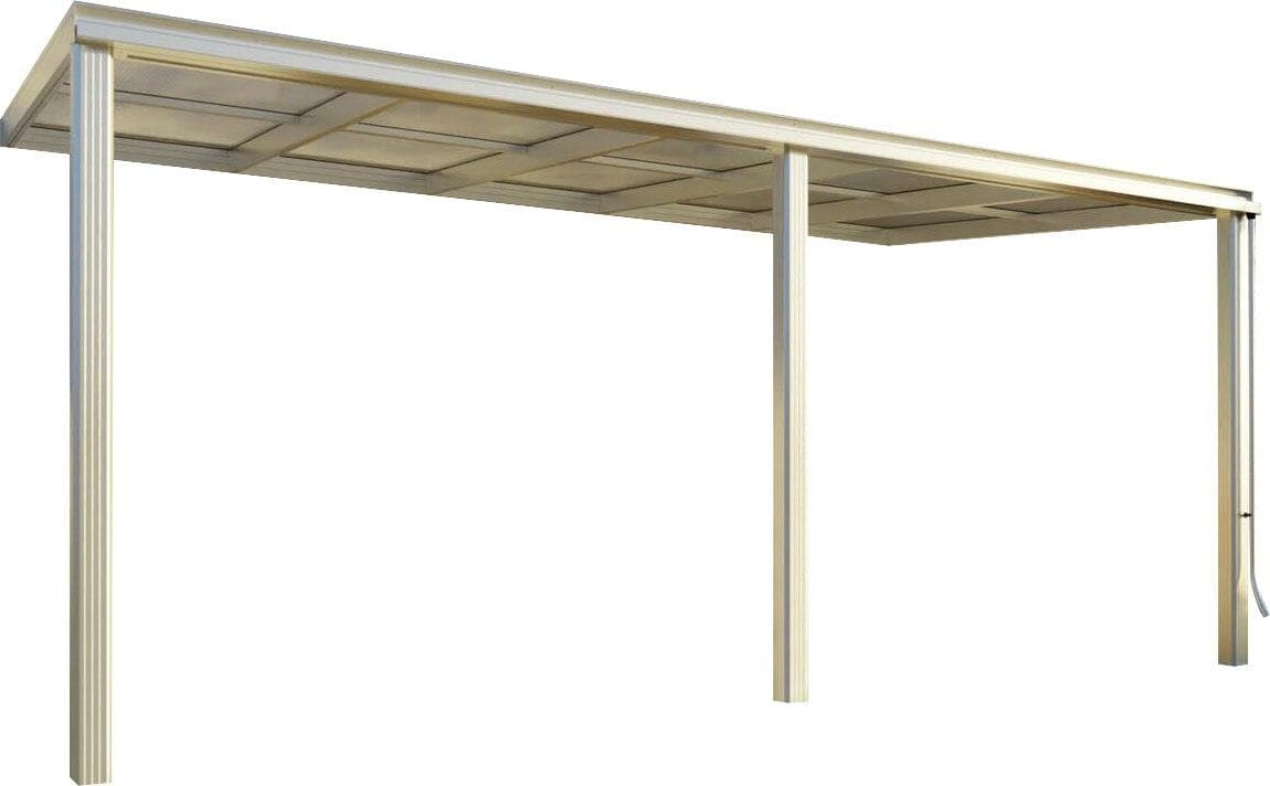 Terrassendach BECKMANN Exklusiv Gr. 3 Aluminium Kunststoff