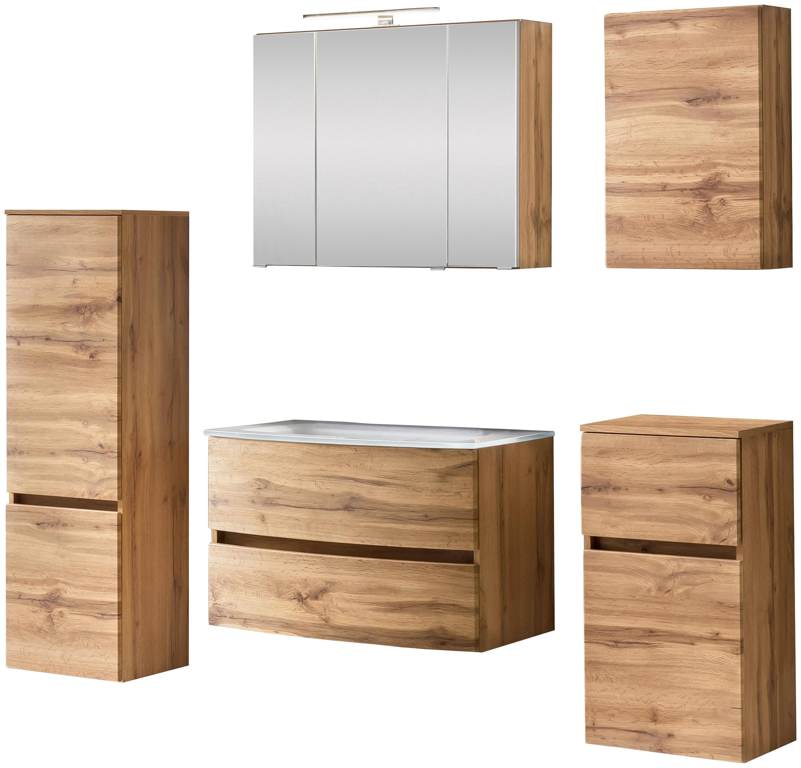 Badezimmer-Set WELLTIME Kaunas Braun