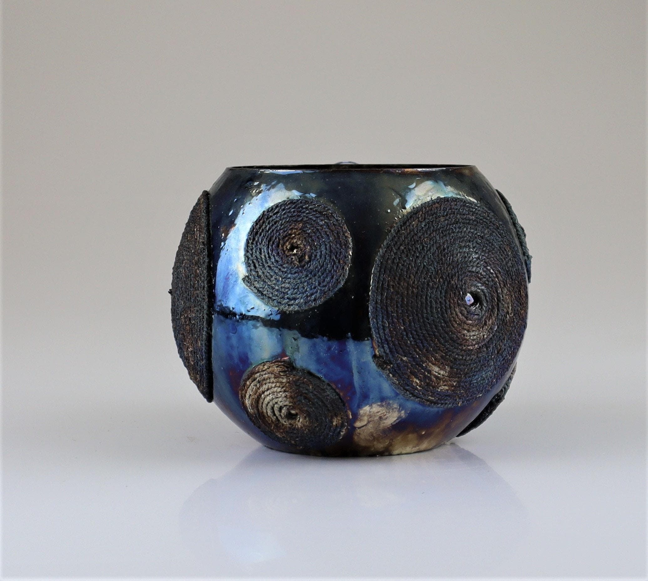 Windlicht AM DESIGN Blau Glas Kerzenhalter 4er Set