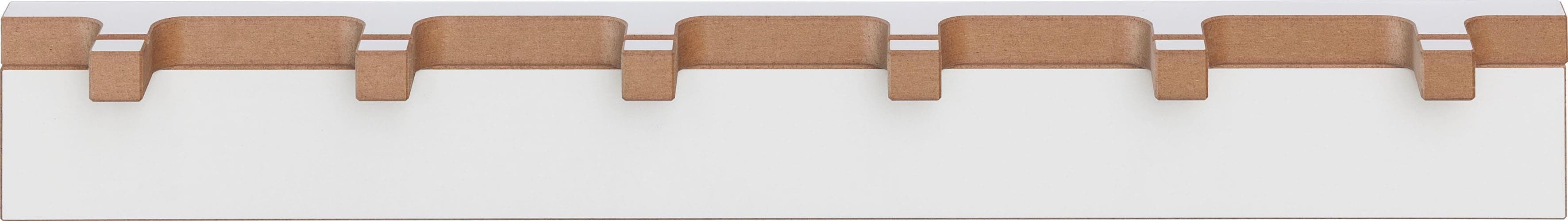 Wandgarderobe TOJO Tojo-grad 6 Haken Weiß