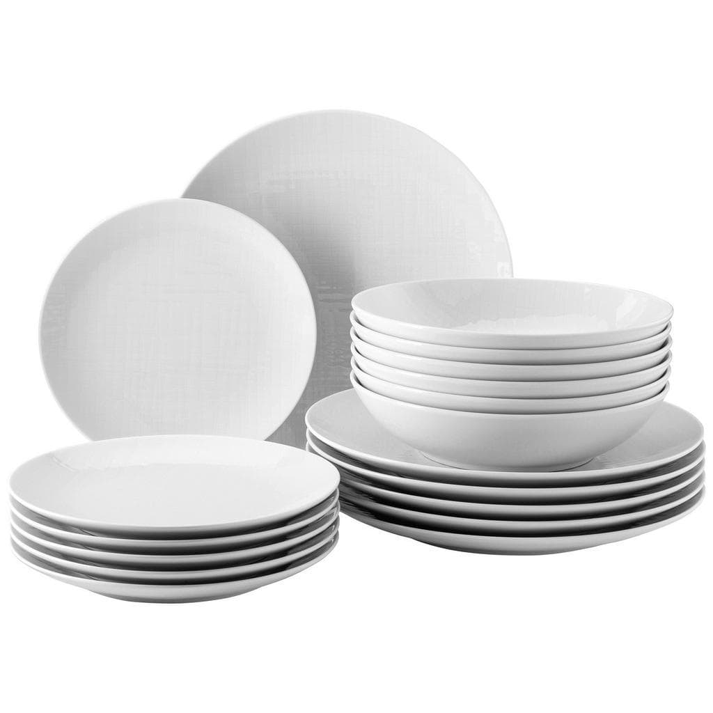Rosenthal Tafelservice Mesh 18-teilig Weiß Keramik