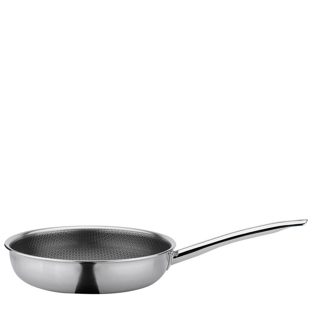 Spring Bratpfanne CUT Resist Pure Silber Metall 6 cm Antihaftbeschichtet