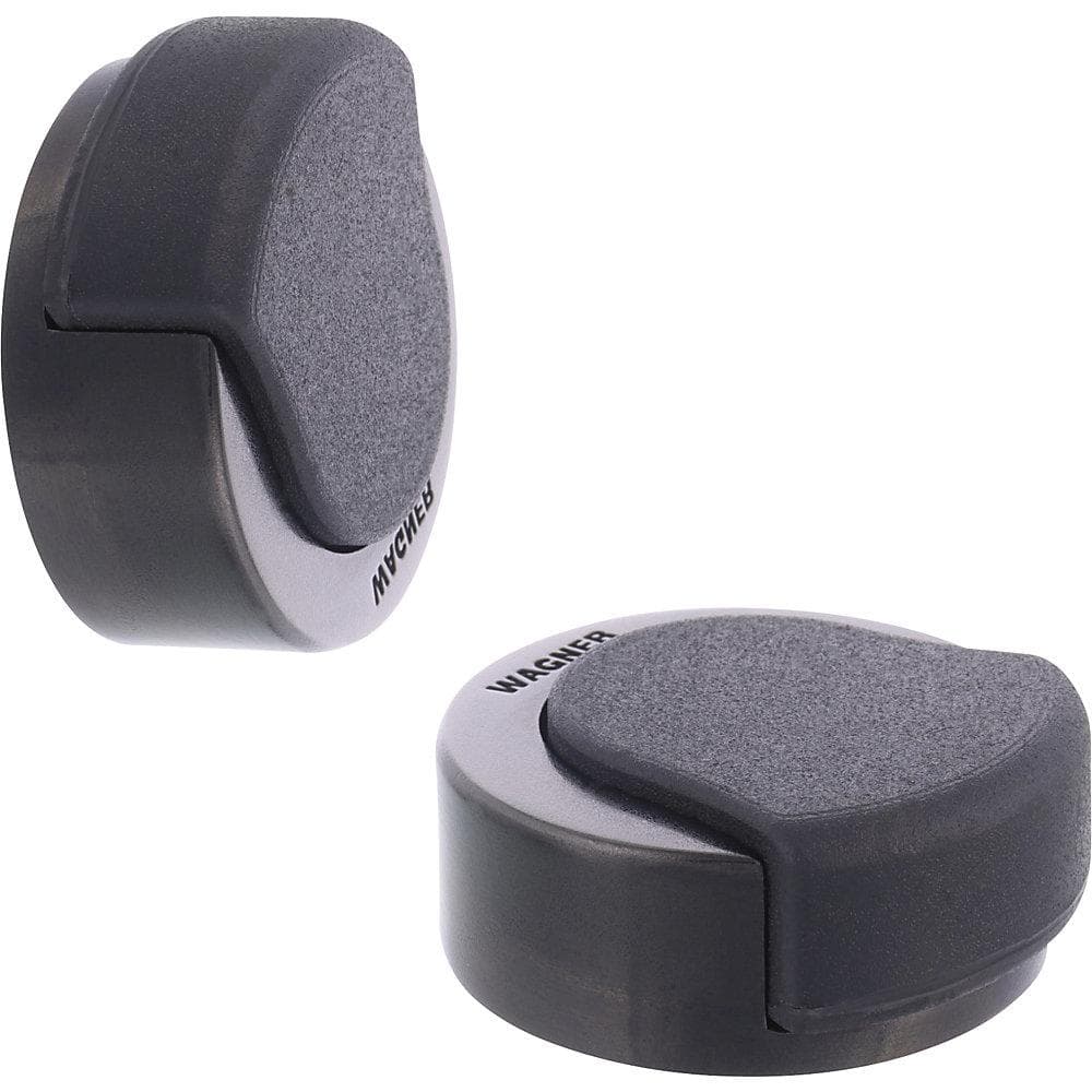 Wagner Türstopper Schwarz-Matt Zinkdruckguss 2er-Pack