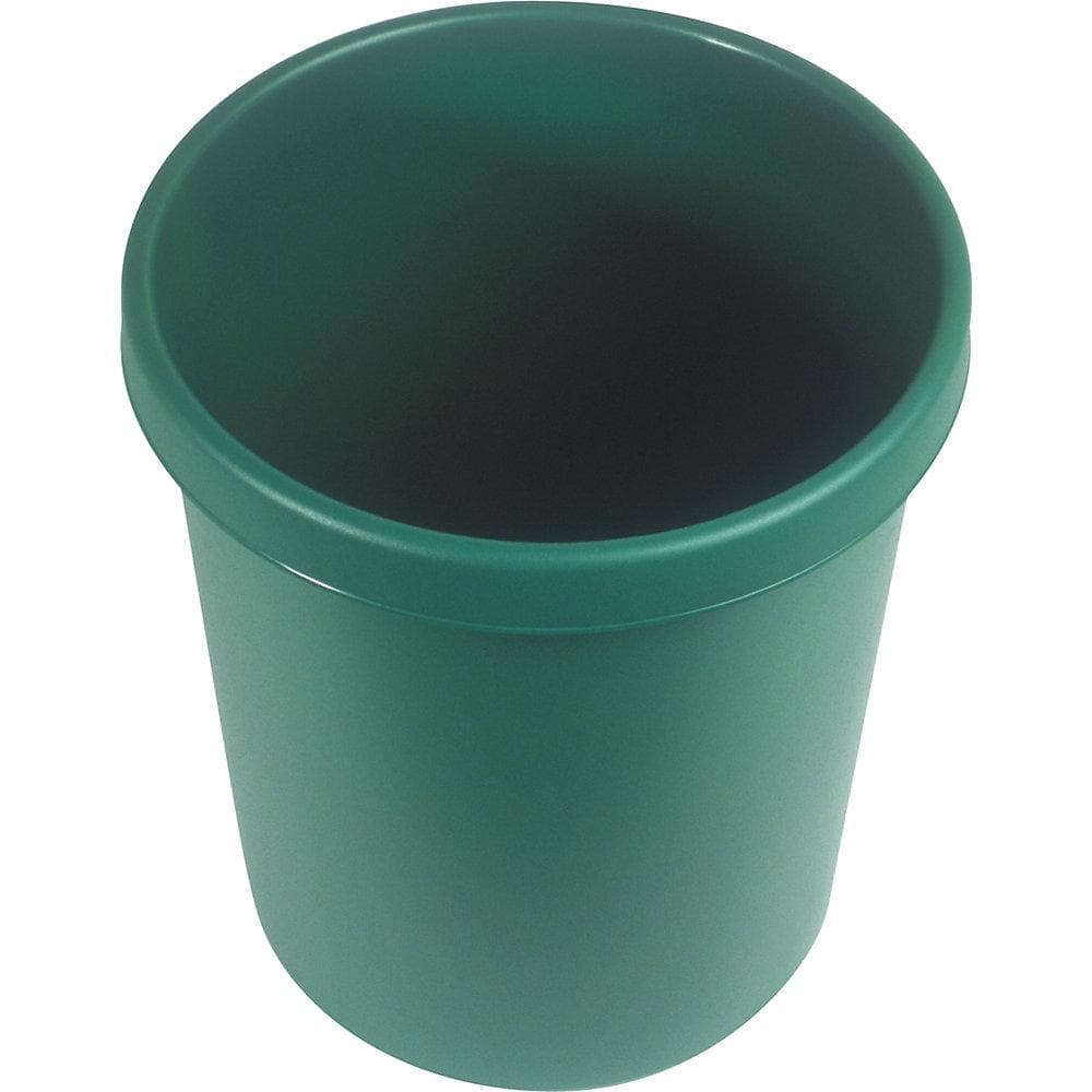 Helit Papierkorb 30l Grün Rund Polyethylen